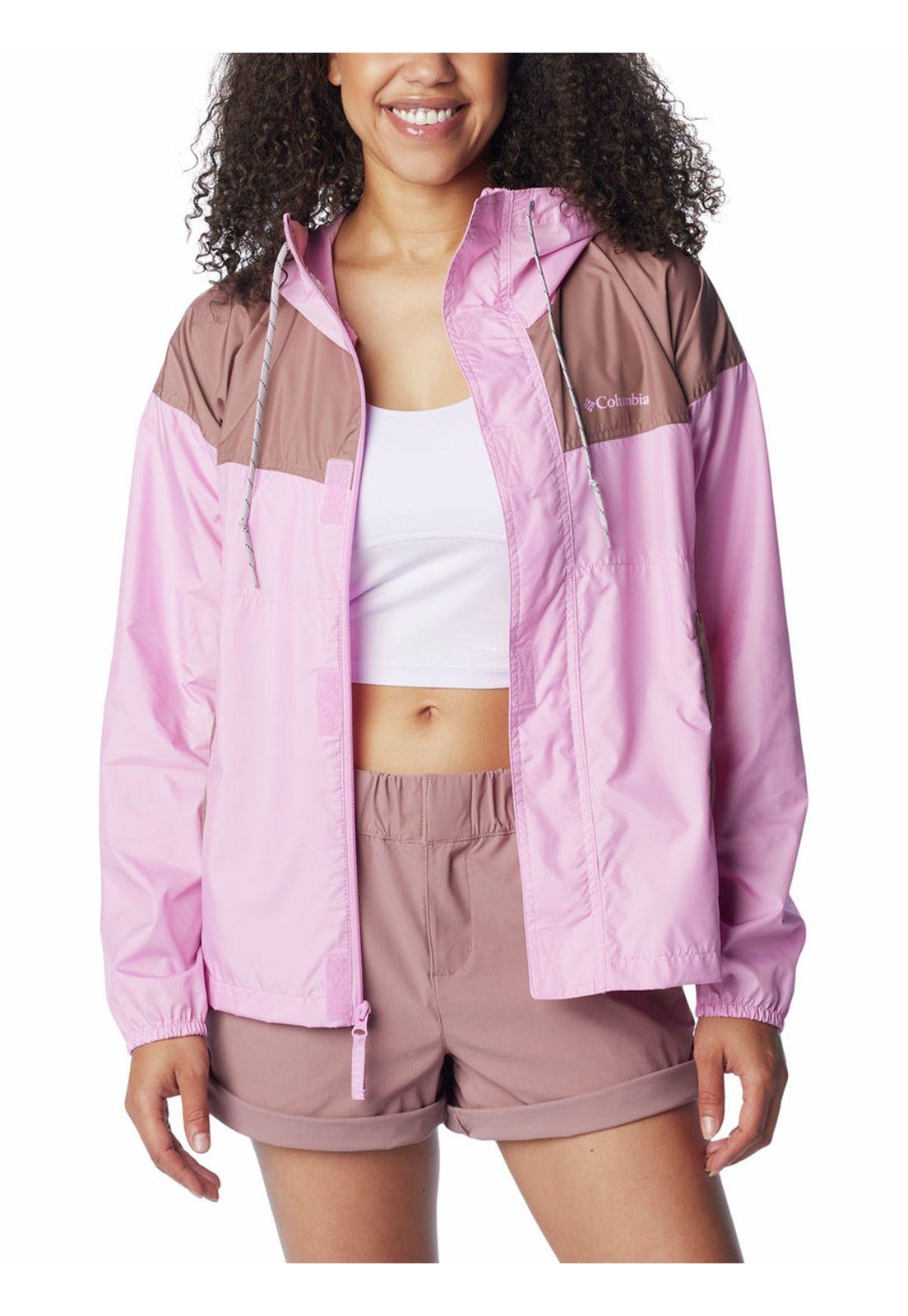 Cortaviento Mujer Flash Challenger Rosado-5