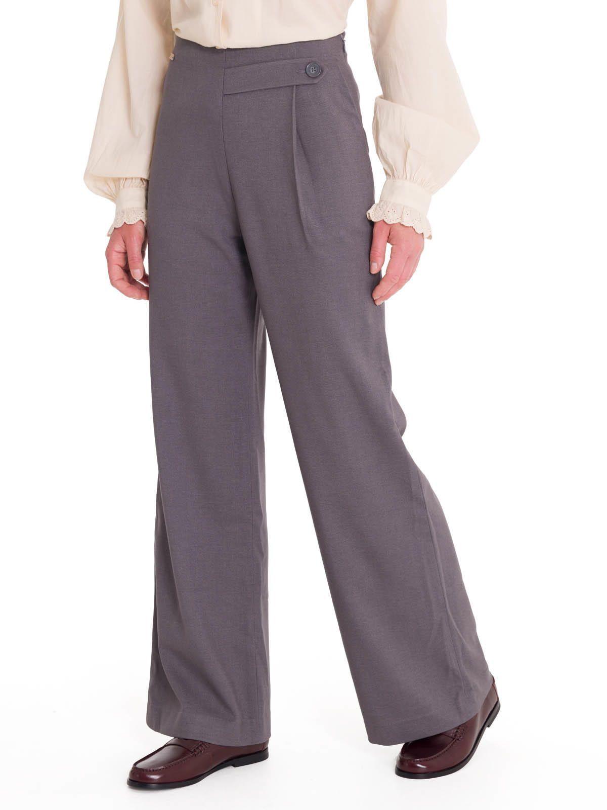 Pantalón Fibras Recicladas Mujer Hornacal Gris-0