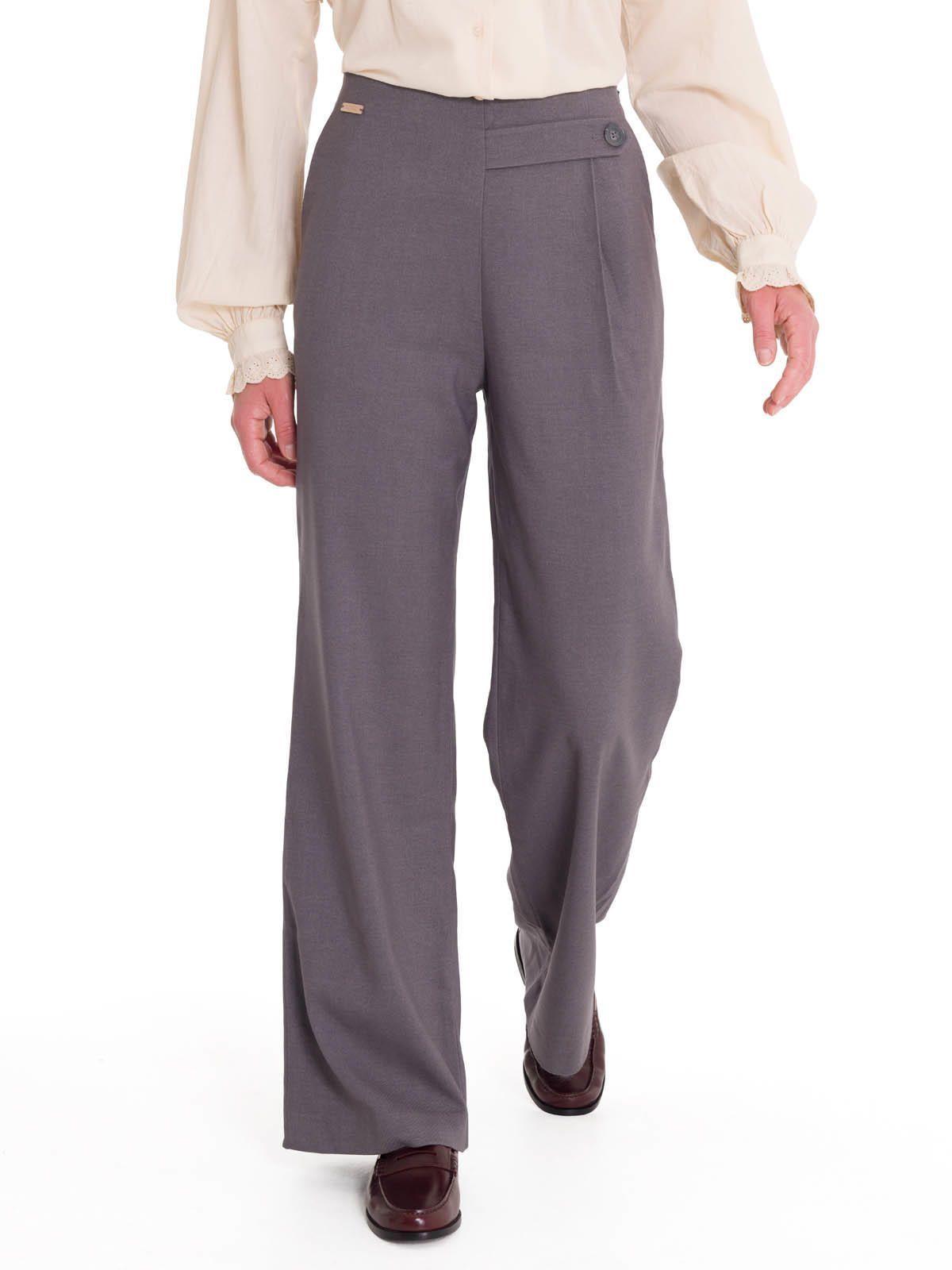 Pantalón Fibras Recicladas Mujer Hornacal Gris-1