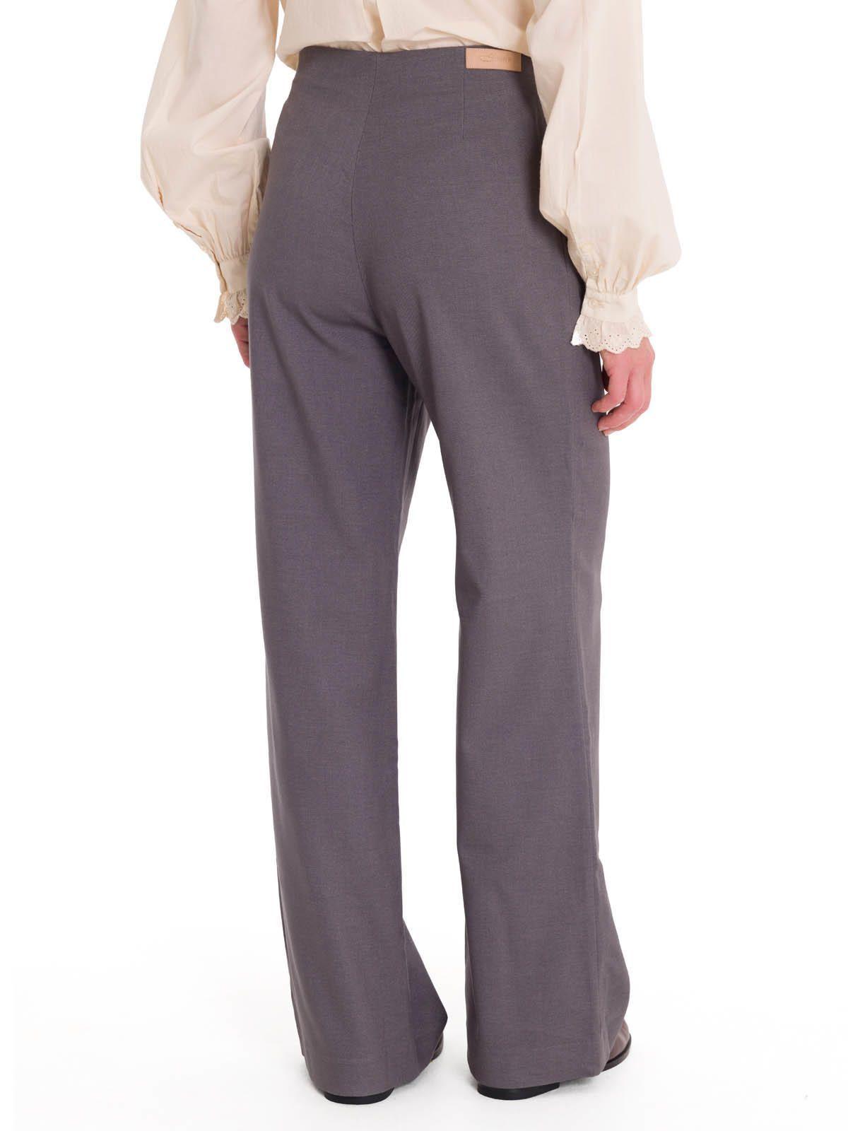 Pantalón Fibras Recicladas Mujer Hornacal Gris-3