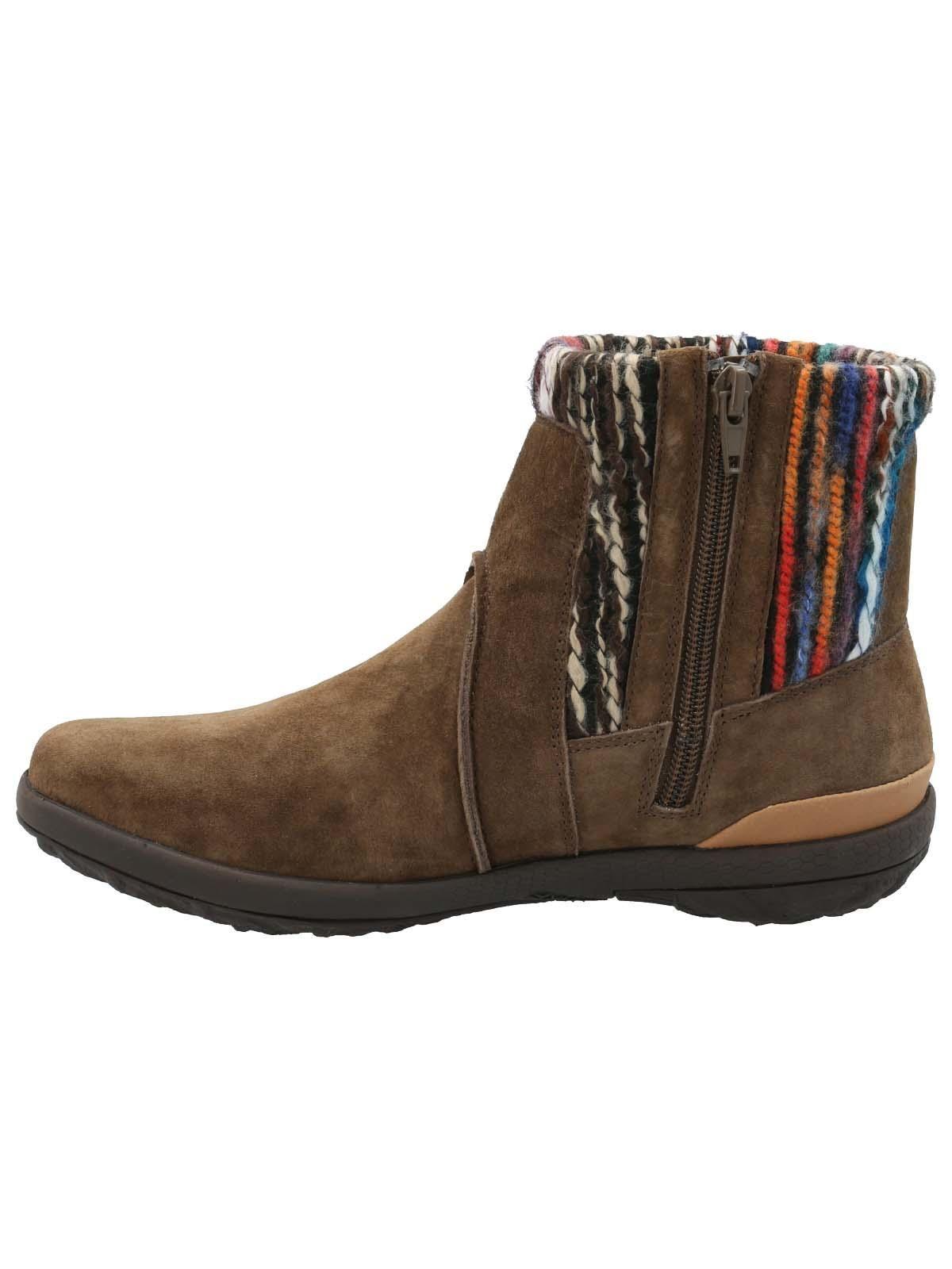 Botín Cuero Mujer Cusia II Café-5