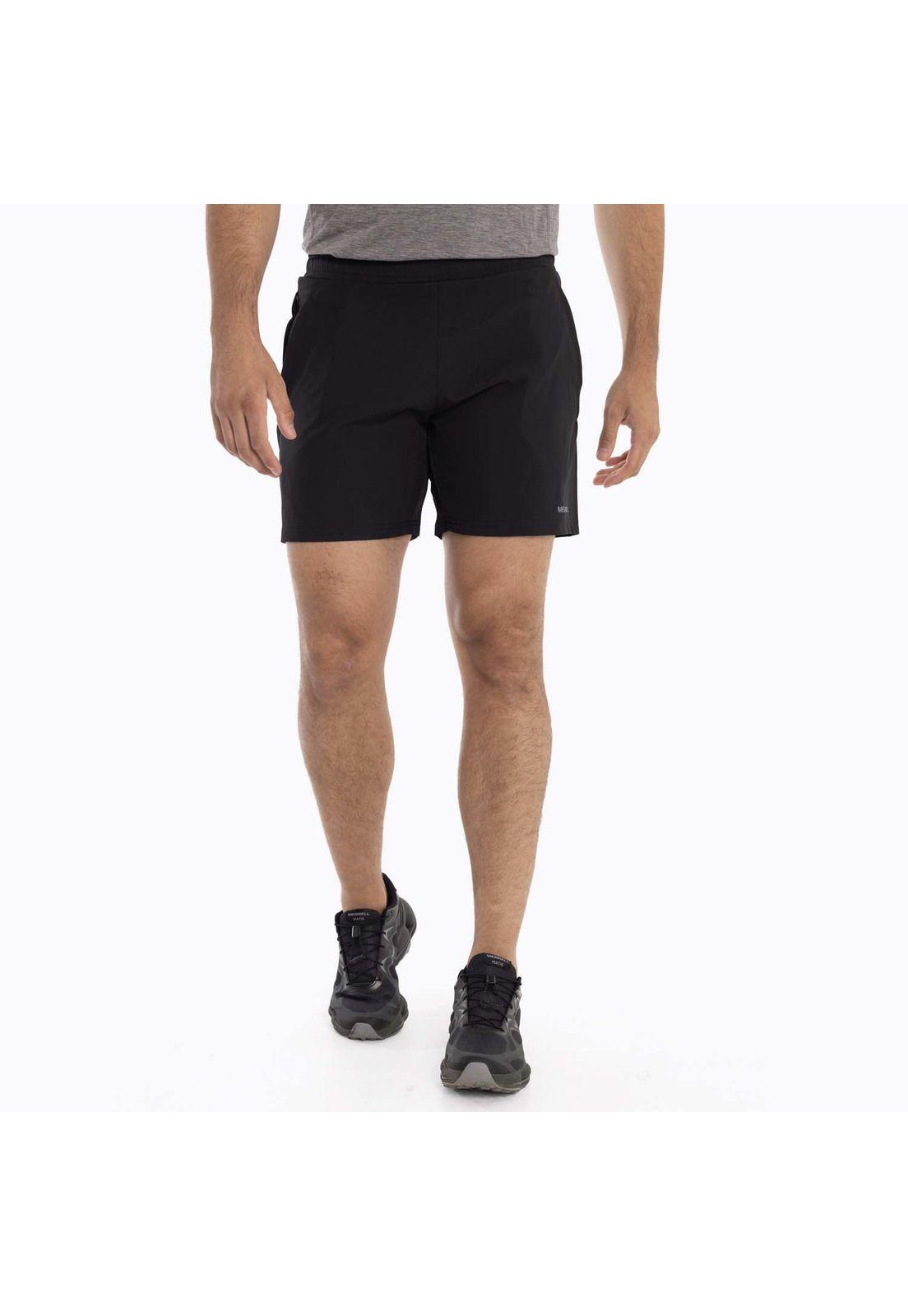Short Hombre Amargo Negro Merrell-0