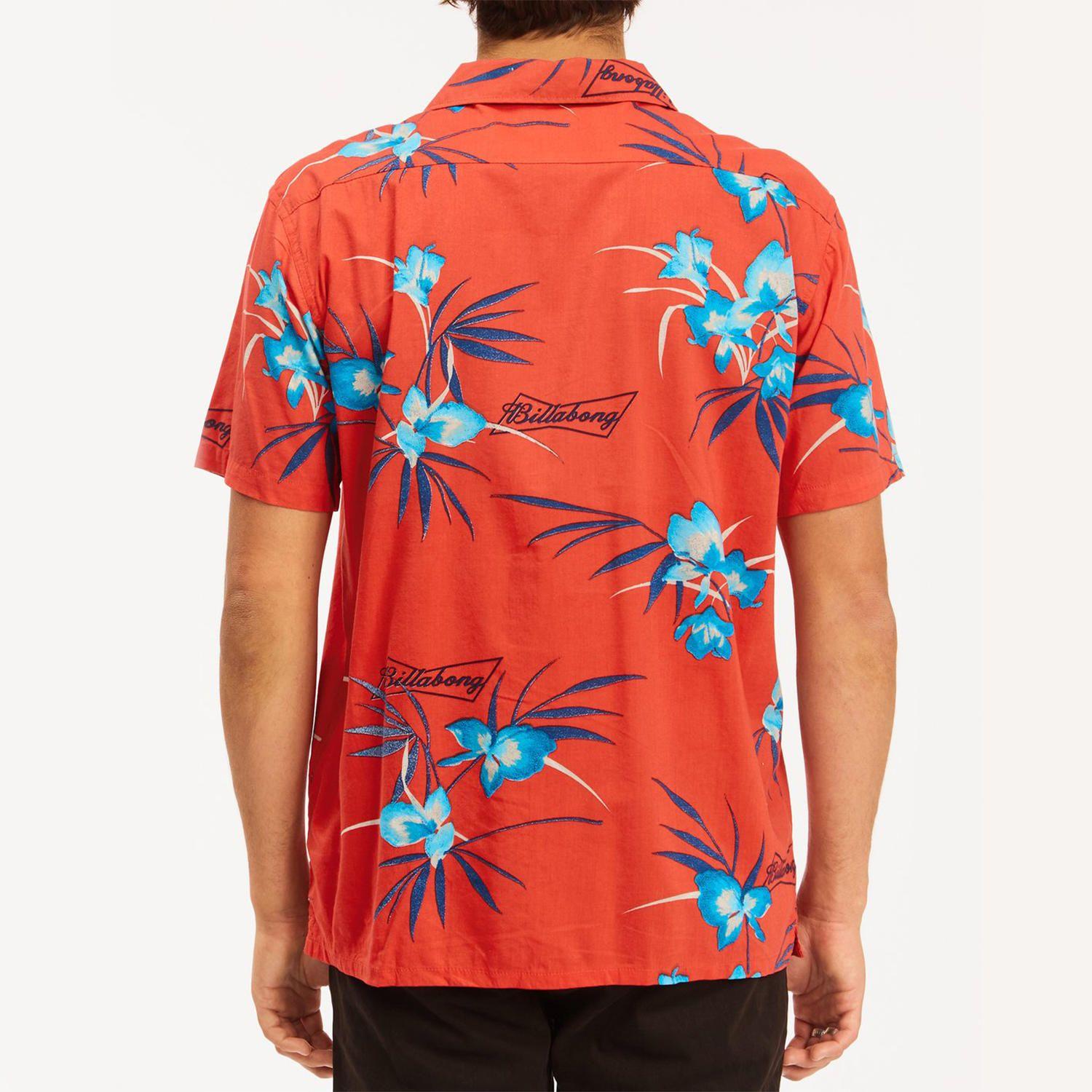 Camisa M/C Hombre Bud Vacay Ss Rojo-2
