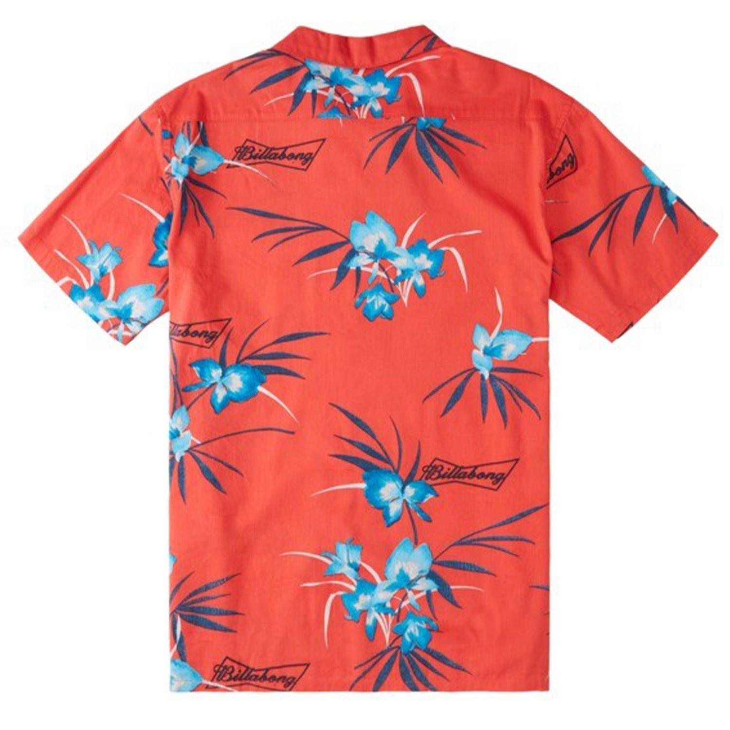 Camisa M/C Hombre Bud Vacay Ss Rojo-4