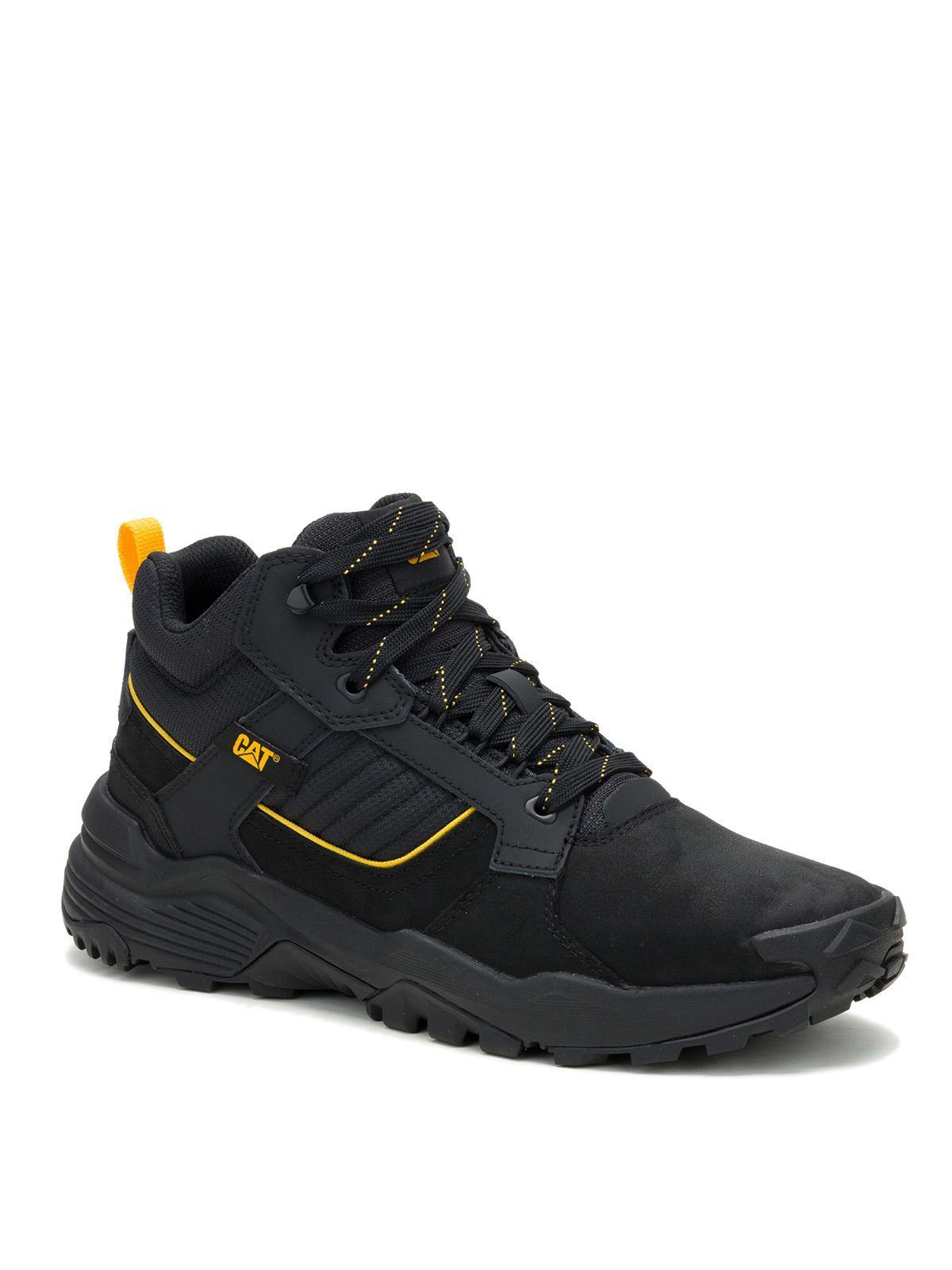 Zapatilla Hombre Grapple Leather Mid Negro-0