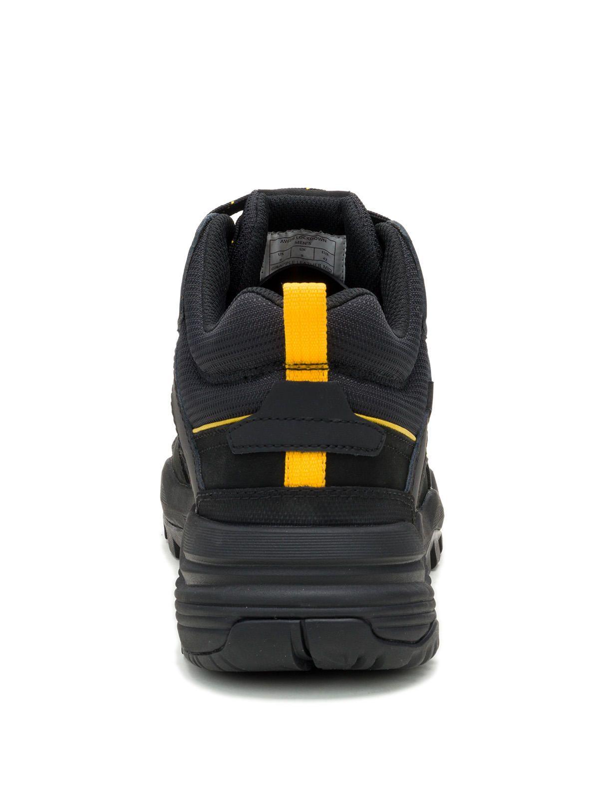 Zapatilla Hombre Grapple Leather Mid Negro-5