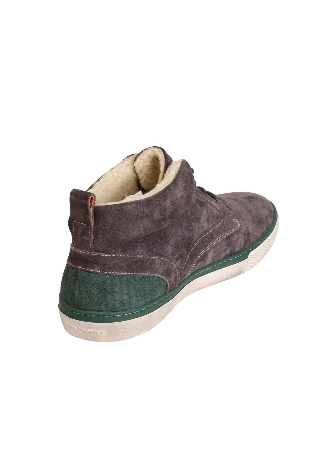 Zapatilla Cuero Monte Gris-4