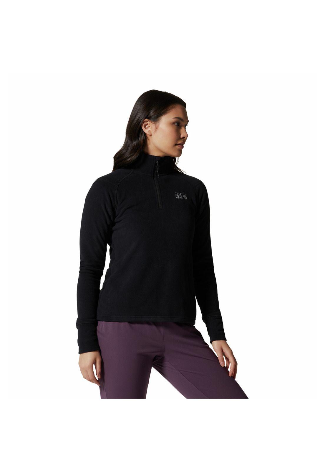 Polar Microchill 2.0 Zip Negro Mujer-4