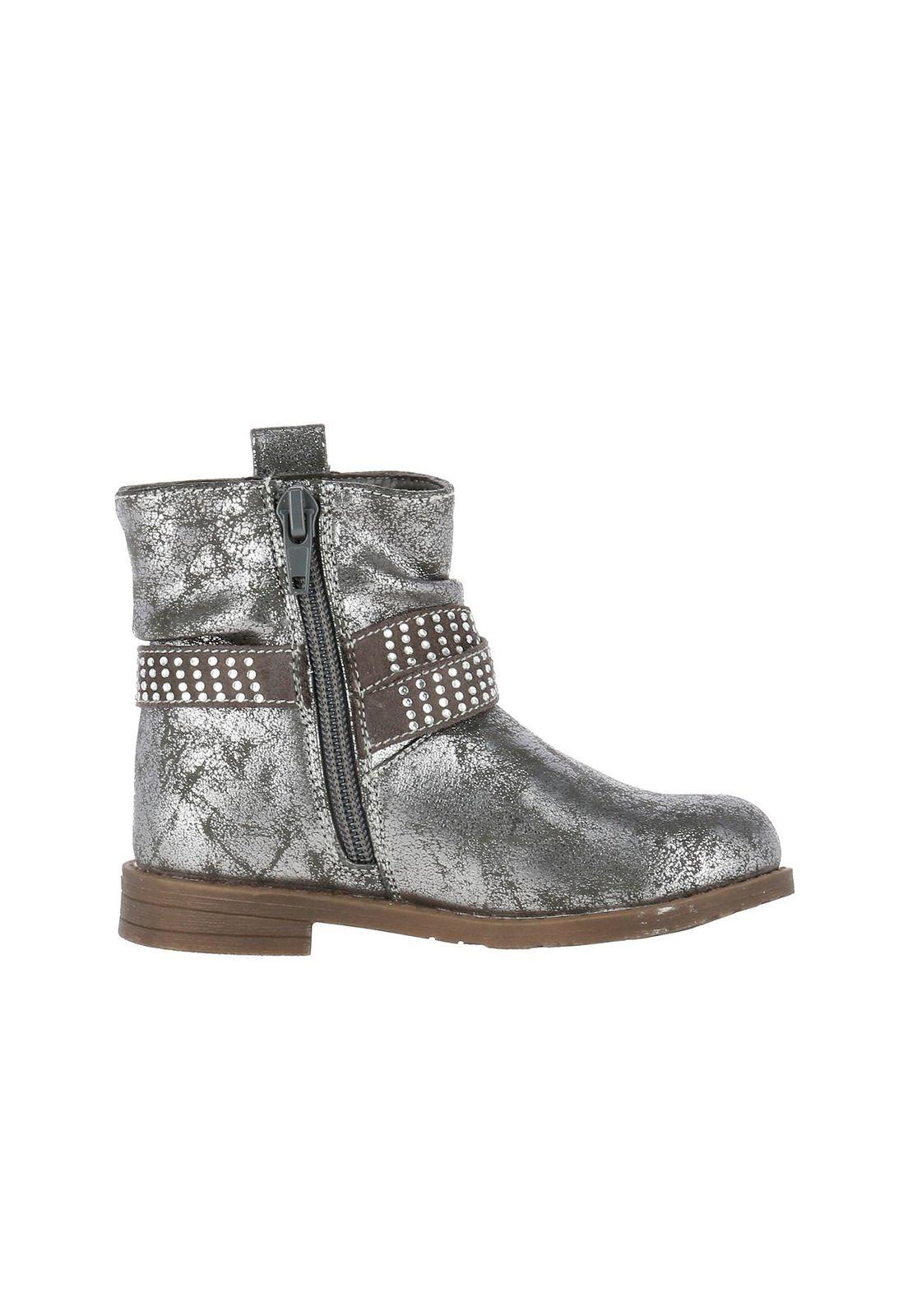 Bota  Blast Plateado-2