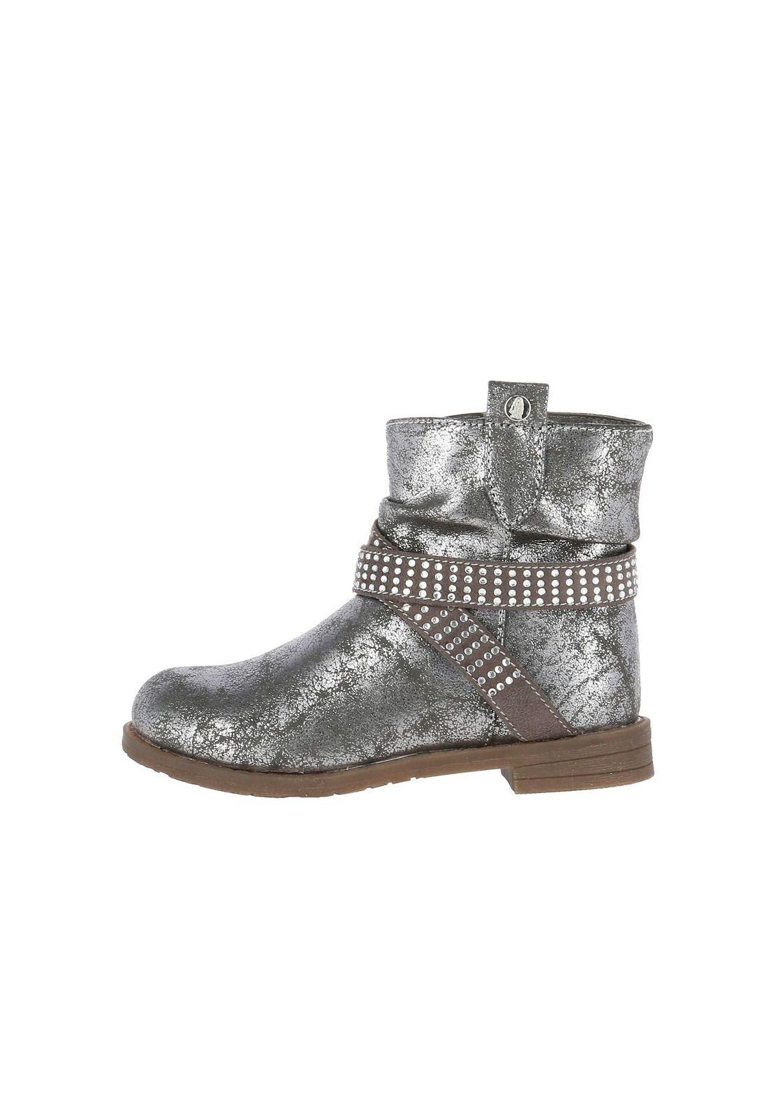 Bota  Blast Plateado-3