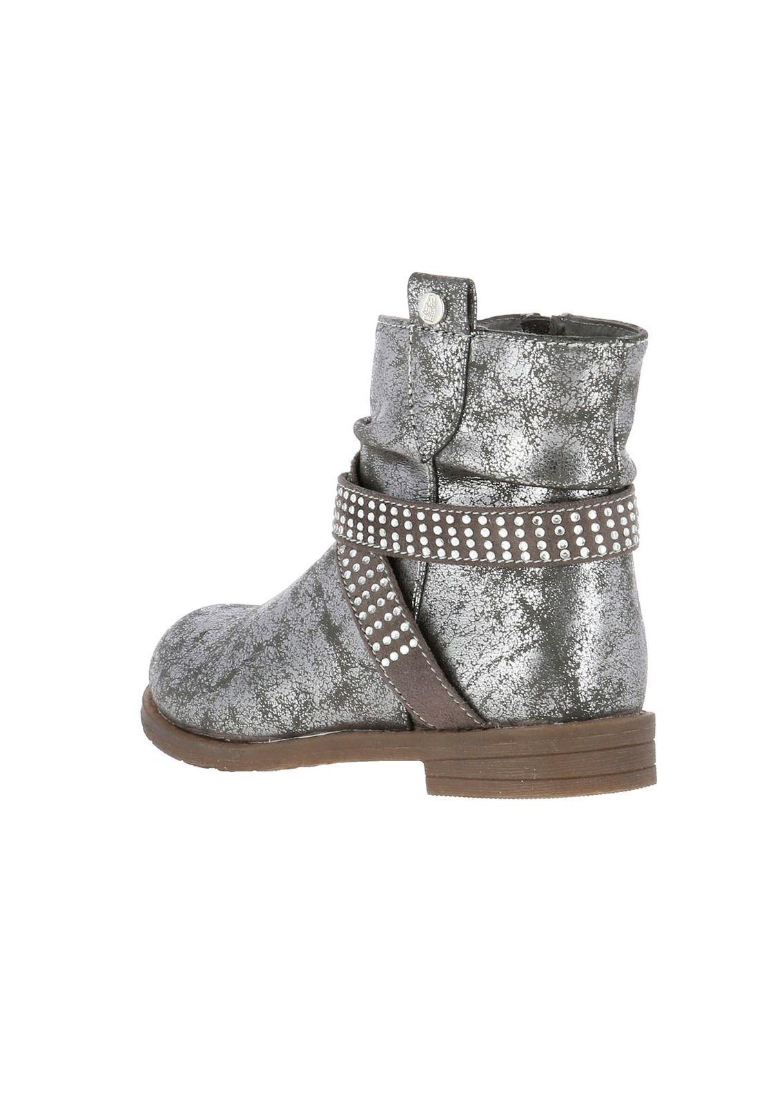 Bota  Blast Plateado-4