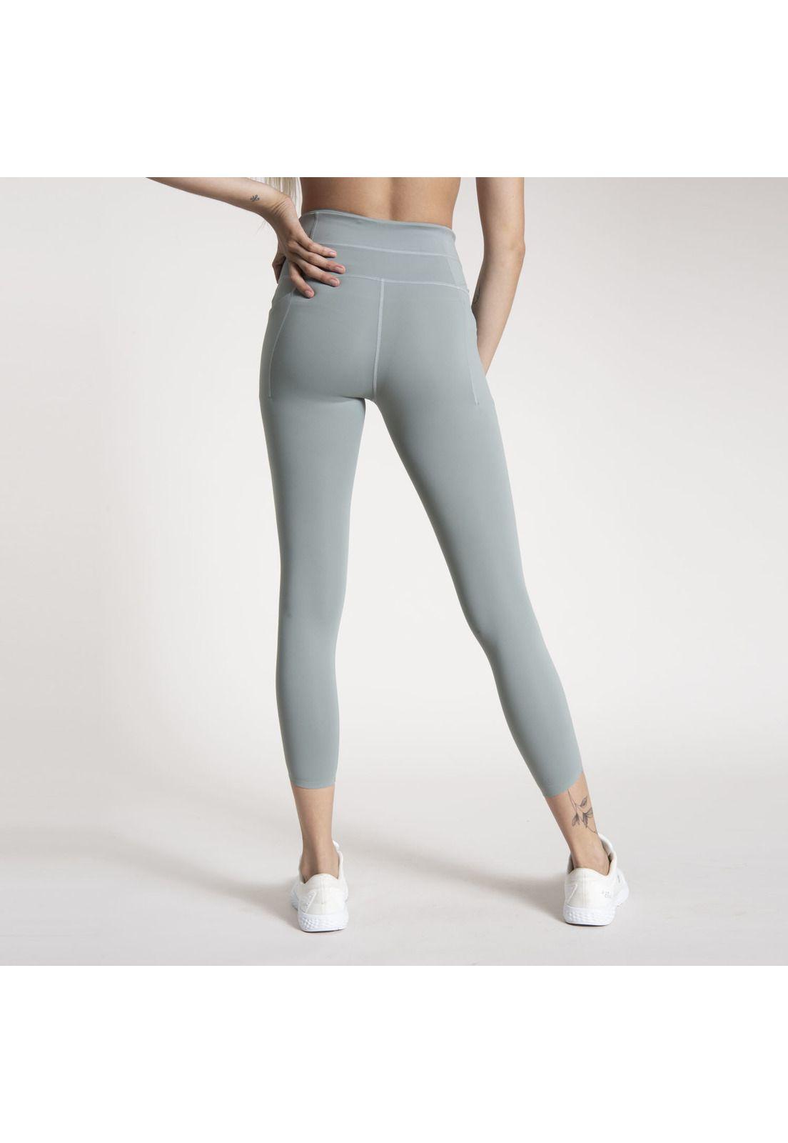 Calzas Mujer Ankle  W/Pocket Verde-2
