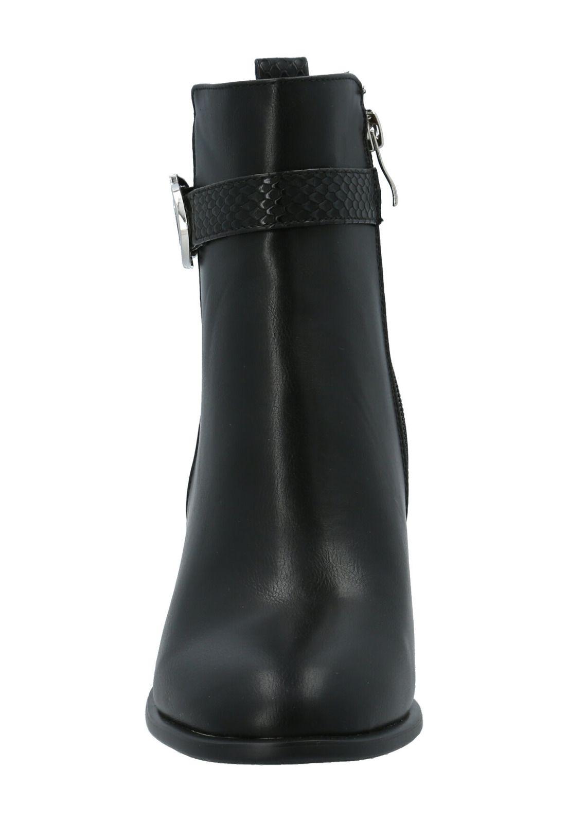 Botín Mujer Hex Negro-3