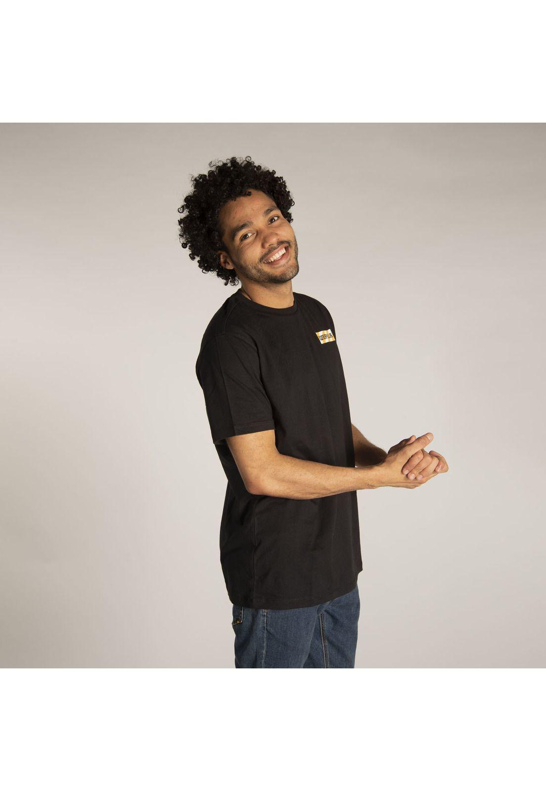 Polera M/C Hombre Caterpillar Traffic Negro-1