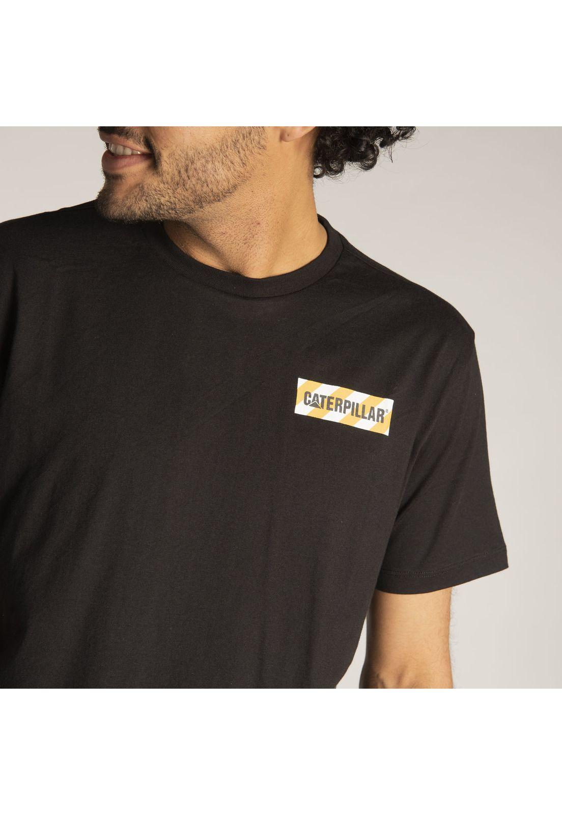 Polera M/C Hombre Caterpillar Traffic Negro-4