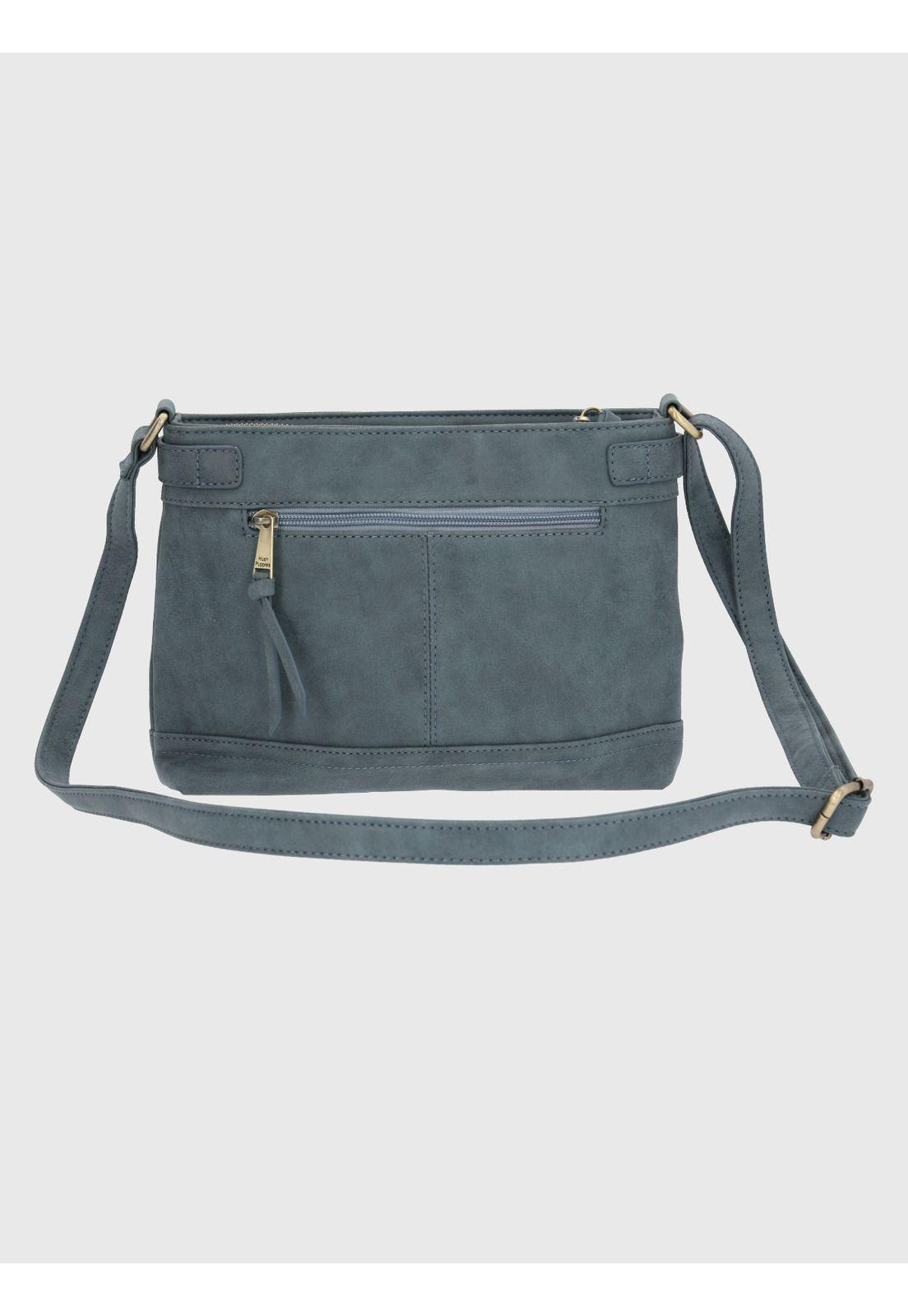 Cartera Ecocuero Azul Dunn Cross Mujer-2