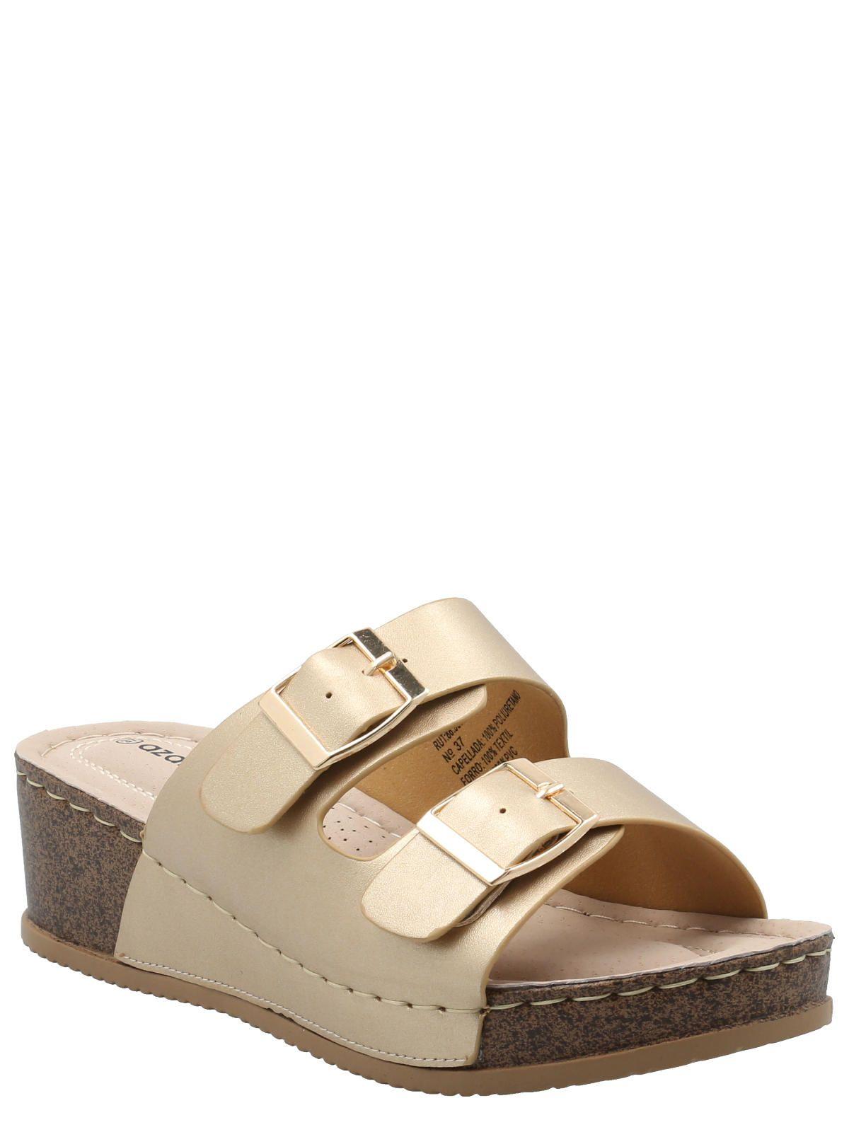 Sandalia Mujer Riviera Dorado -0