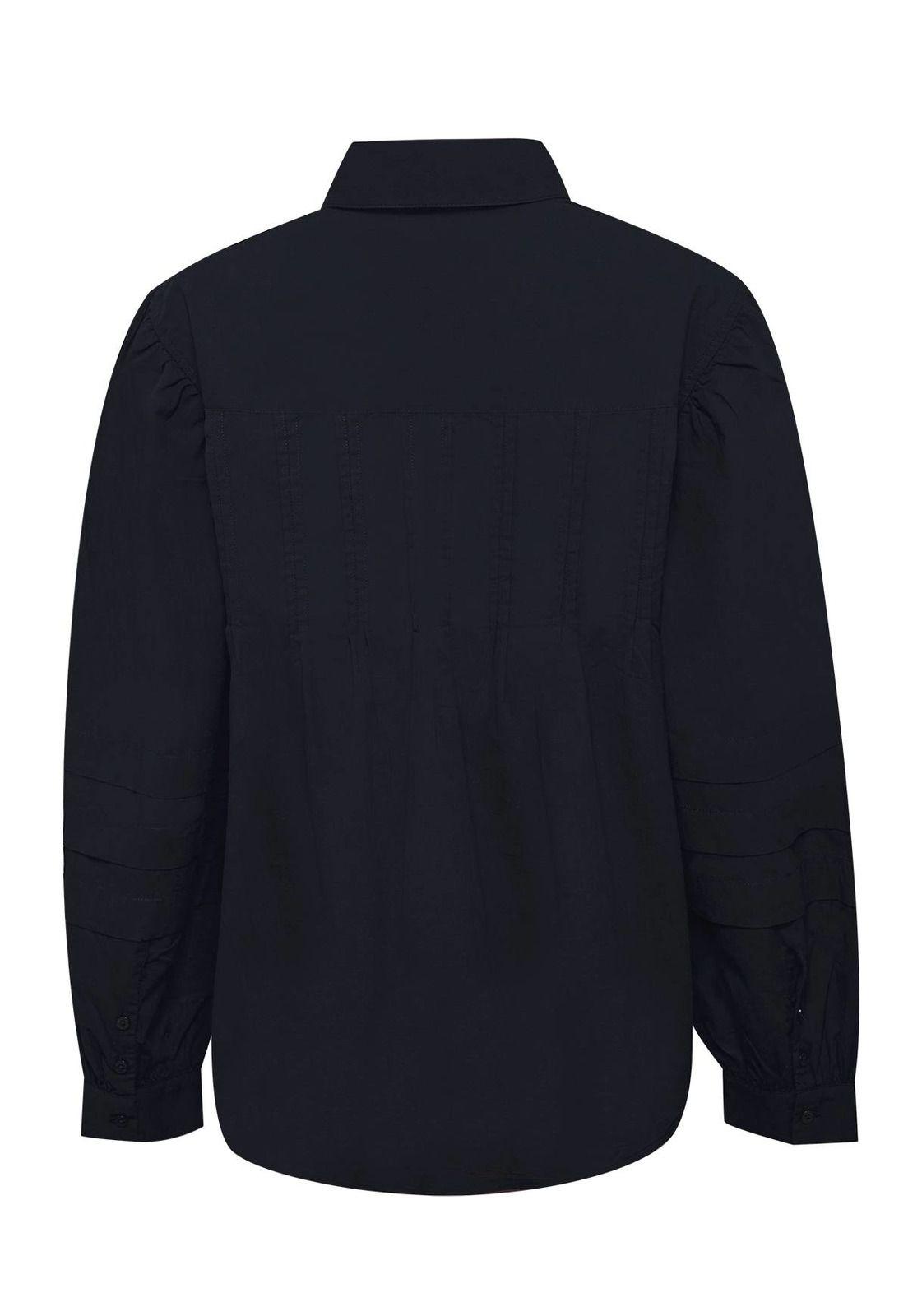 Blusa Algodón Orgánico Mujer Denali Azul-1