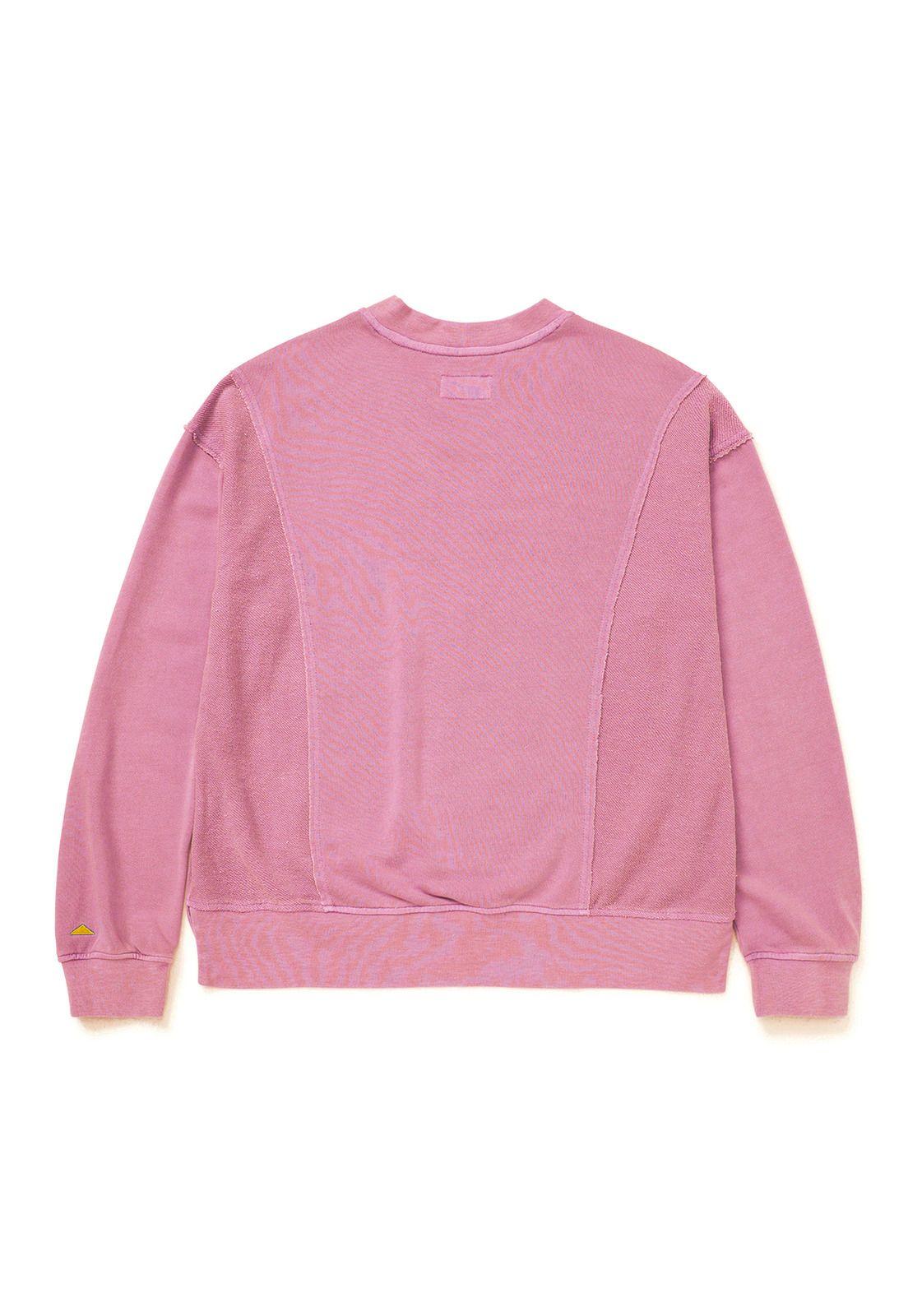 Polerón Mujer Oversize Vneck Pullover Rosado-1