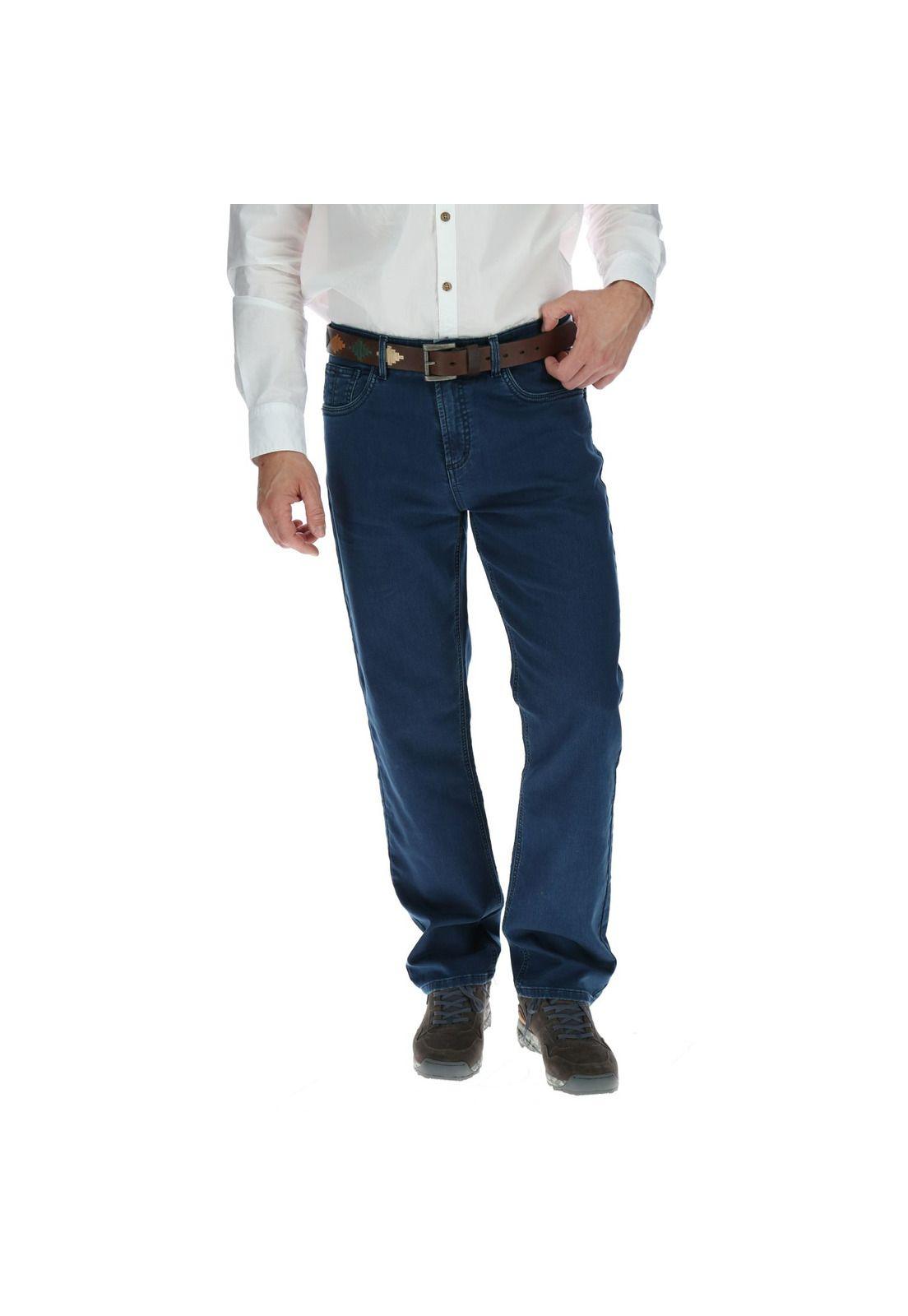 Jeans Hombre Tommy Azul-0