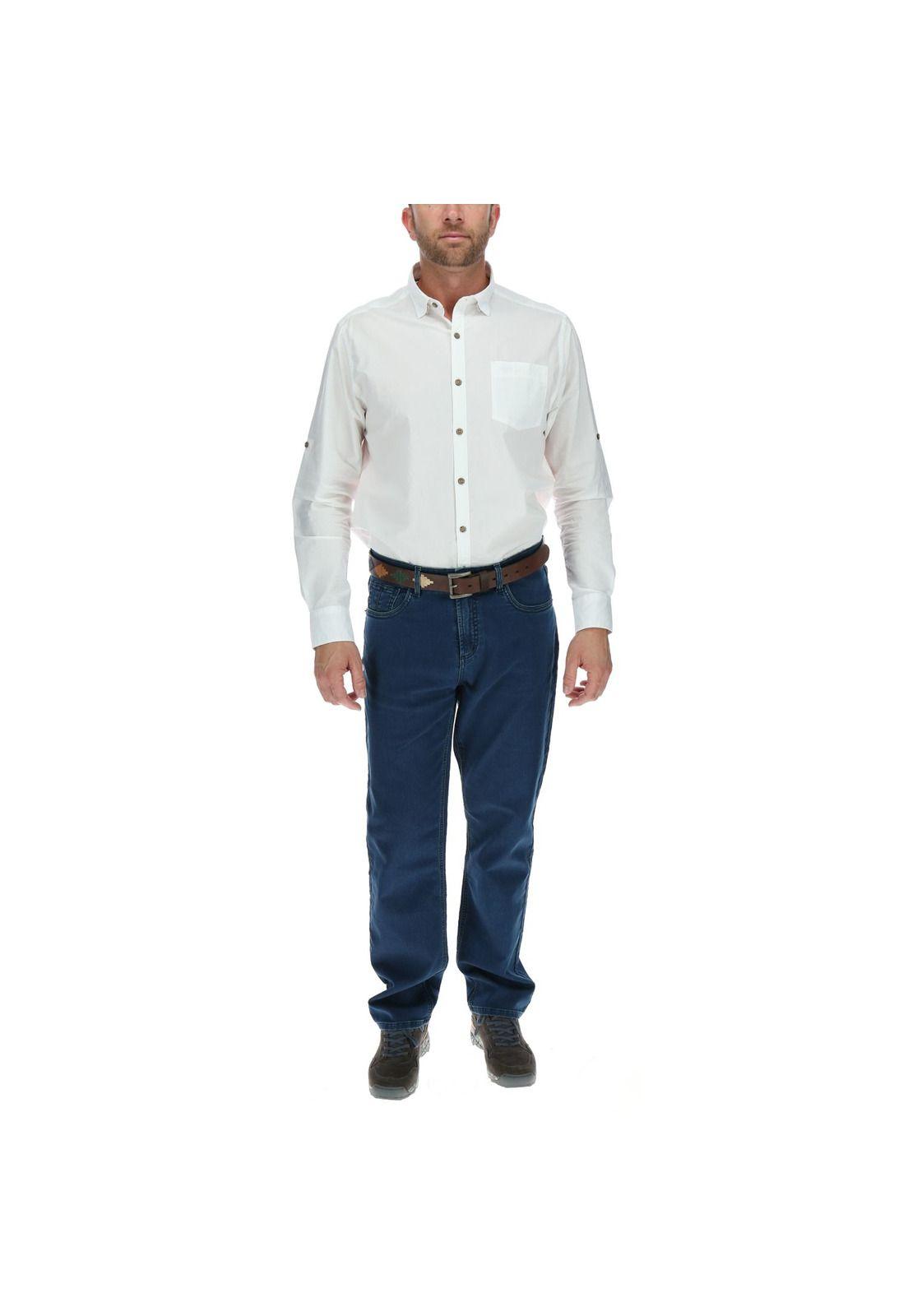 Jeans Hombre Tommy Azul-4