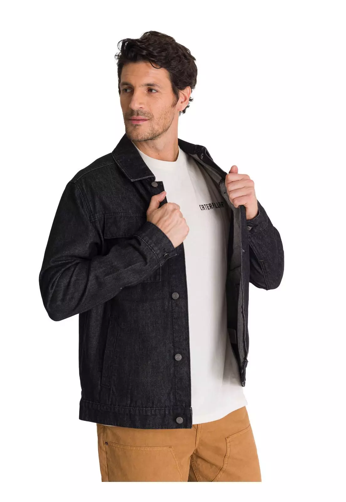 Chaqueta de Jeans Hombre Denim Work Negro-0