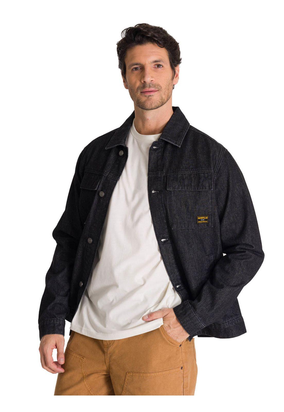 Chaqueta de Jeans Hombre Denim Work Negro-1