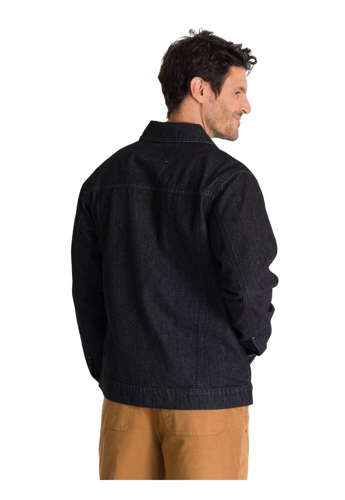 Chaqueta de Jeans Hombre Denim Work Negro-3