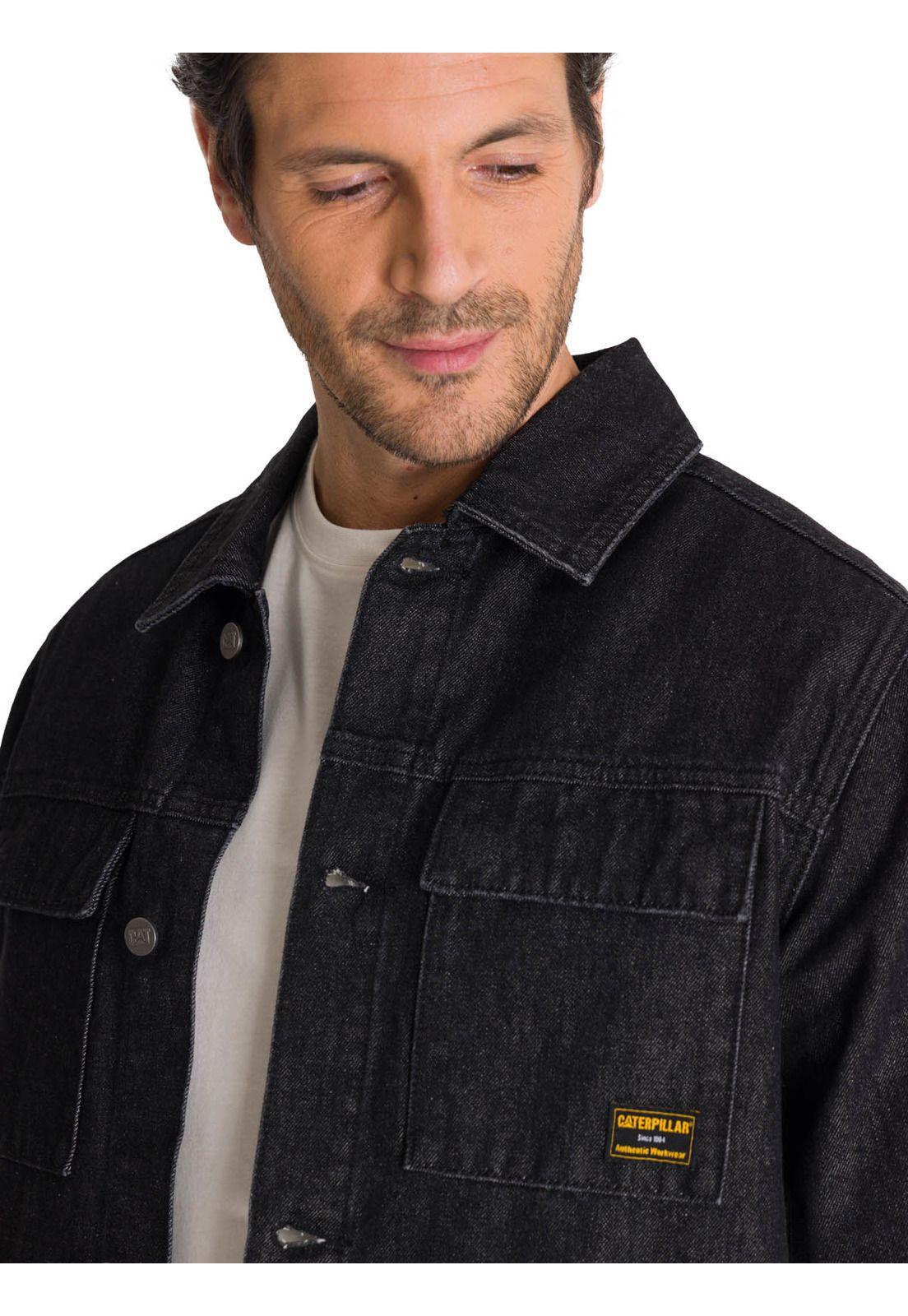 Chaqueta de Jeans Hombre Denim Work Negro-4