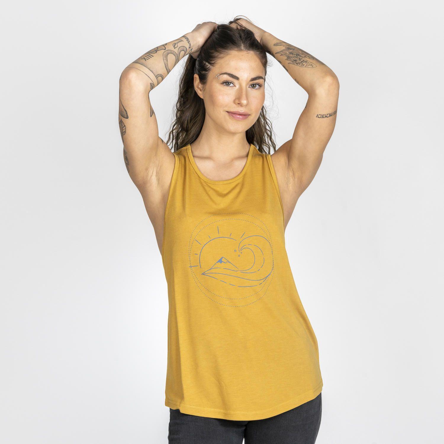 Polera S/M Mujer Baltra Amarillo-0