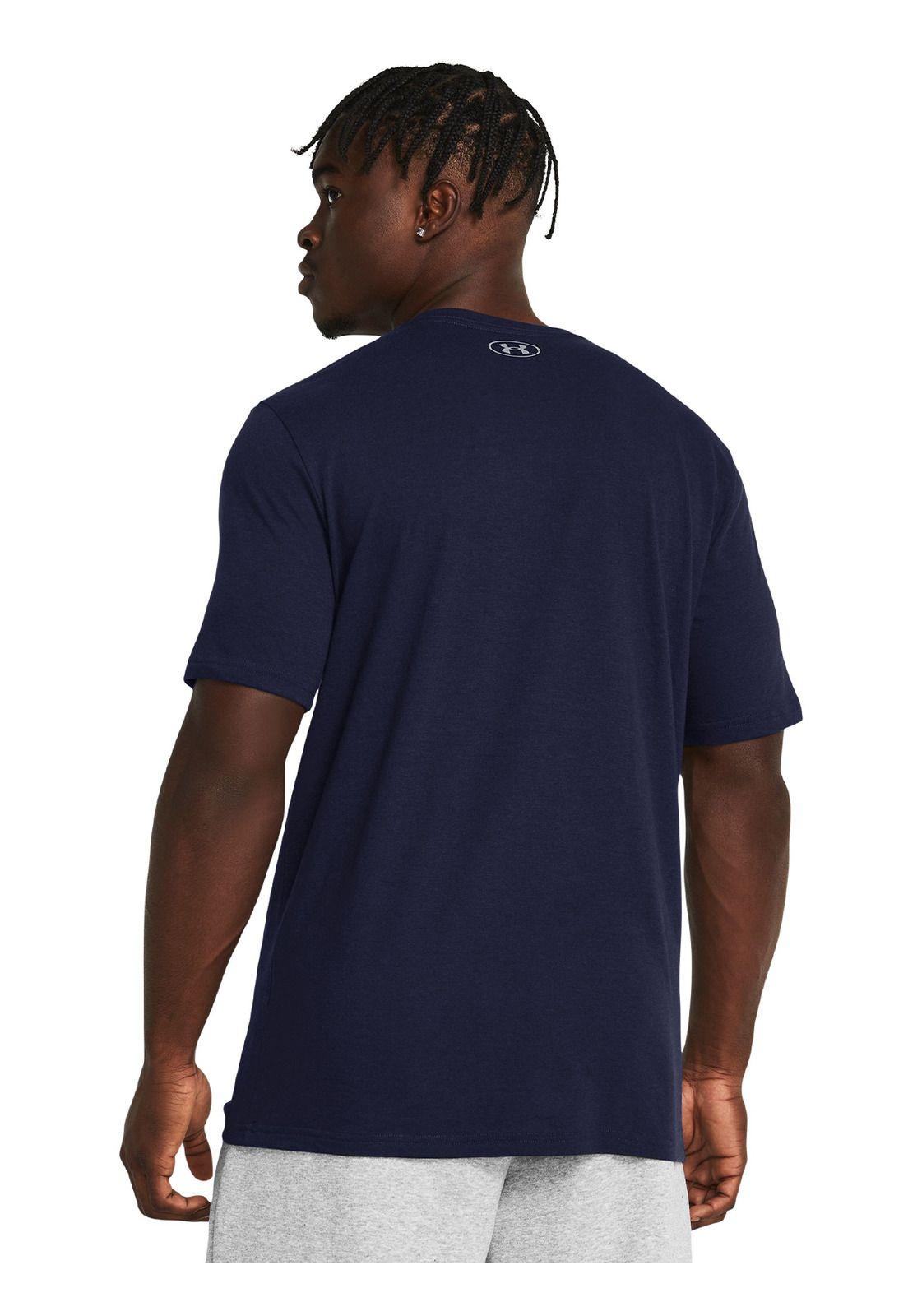 Polera manga corta hombre AZUL MARINO-1