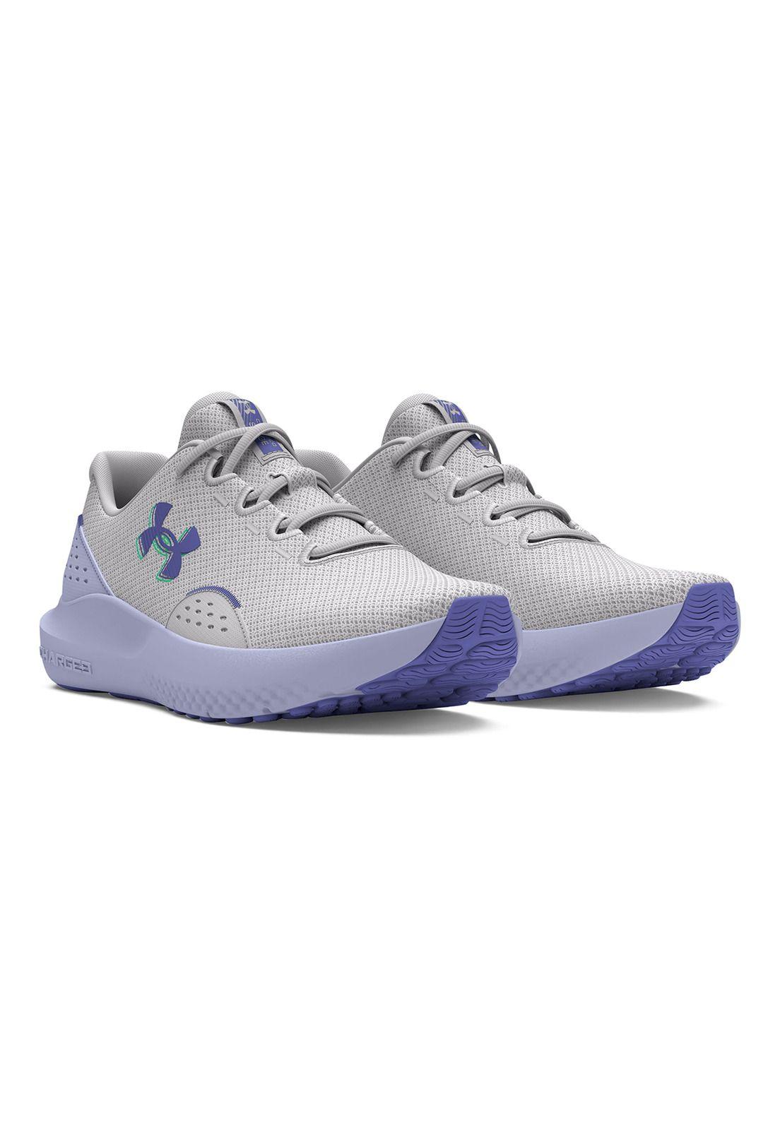 Zapatillas Correr UA Surge 4 Mujer Gris-5