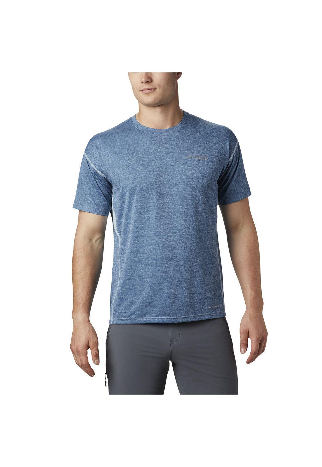 Polera M/C Hombre M Irico Knit Ss Crew Azul-0