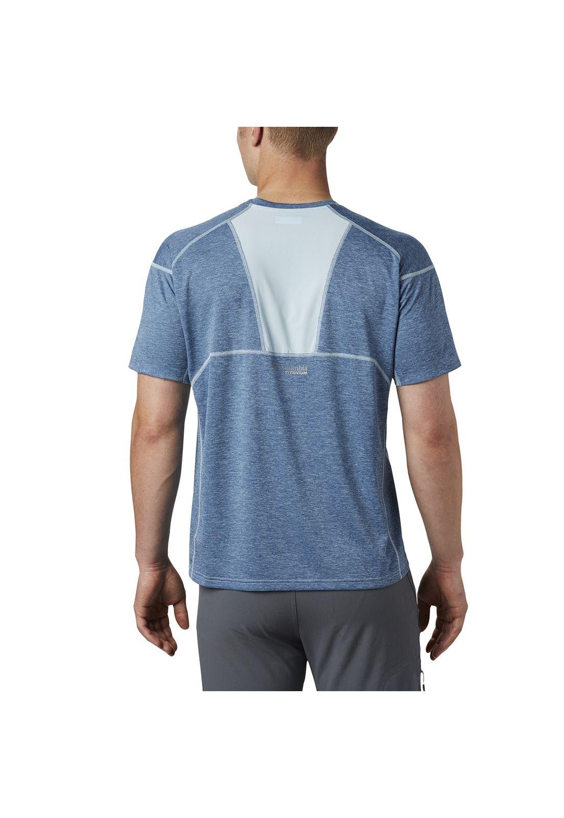 Polera M/C Hombre M Irico Knit Ss Crew Azul-1