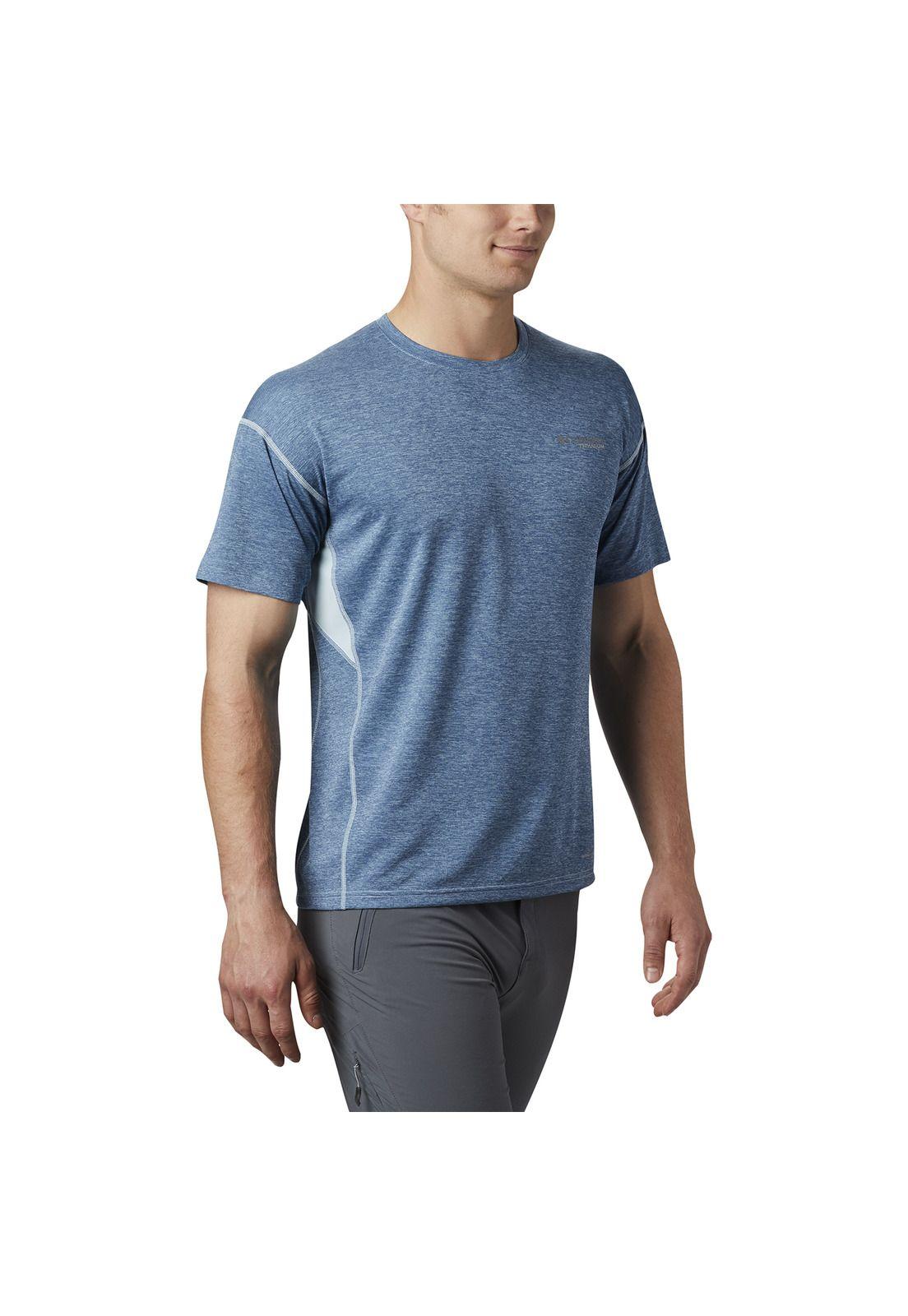 Polera M/C Hombre M Irico Knit Ss Crew Azul-2