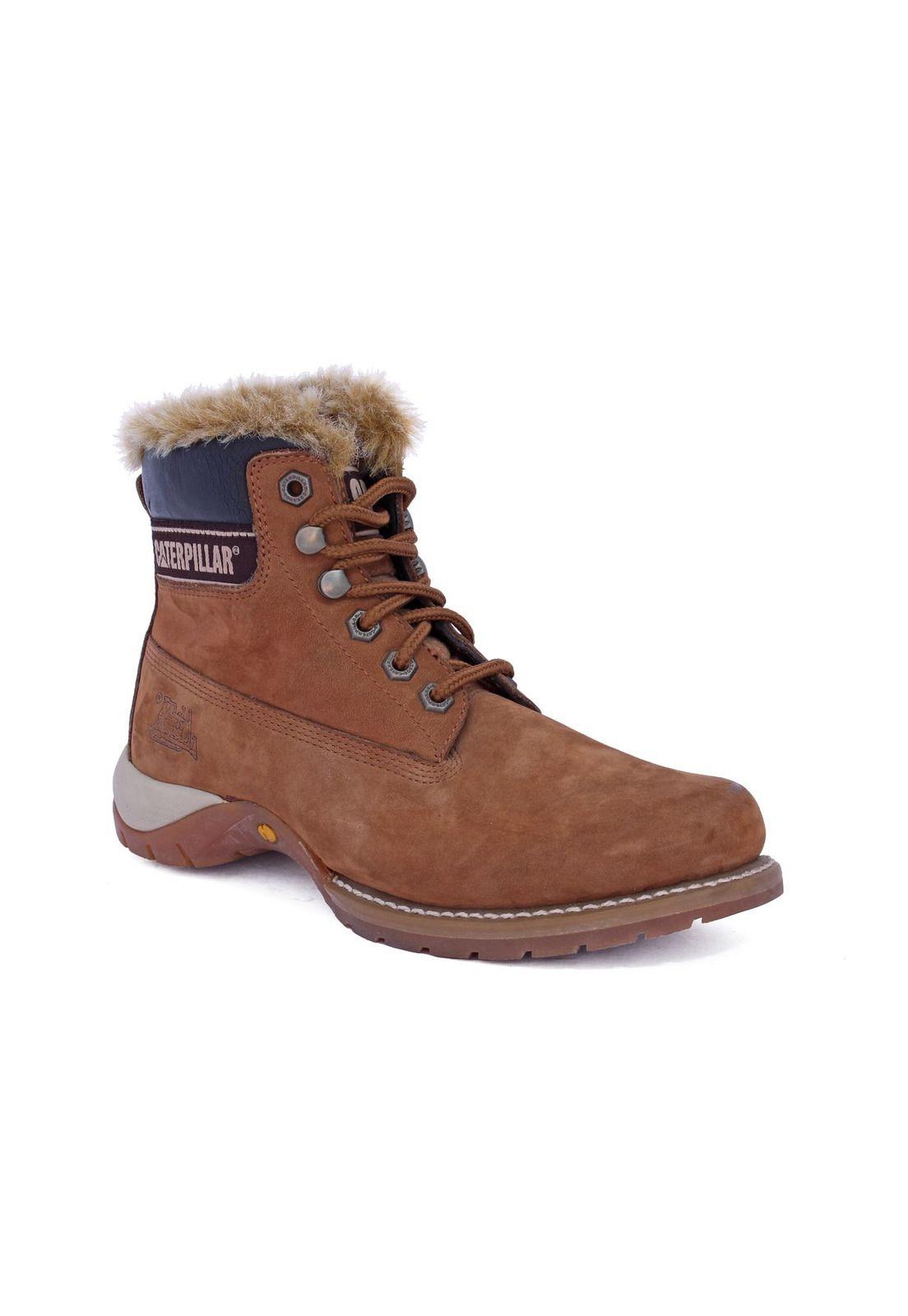 Botin Mujer Casual Casi Fur Café-0