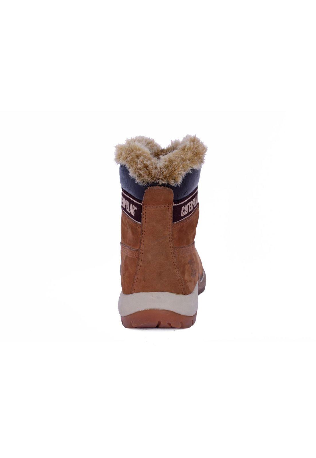 Botin Mujer Casual Casi Fur Café-4