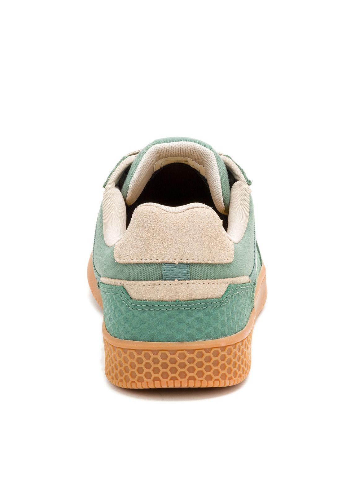 Zapatilla Pause Retro Canvas Hombre Verde-5