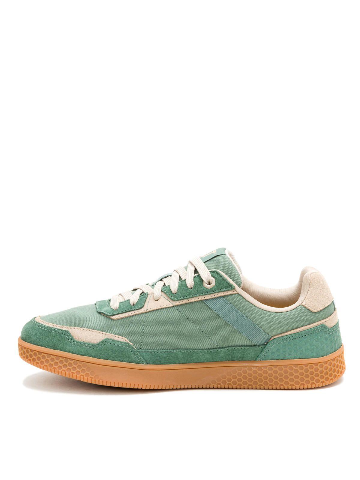 Zapatilla Pause Retro Canvas Hombre Verde-3