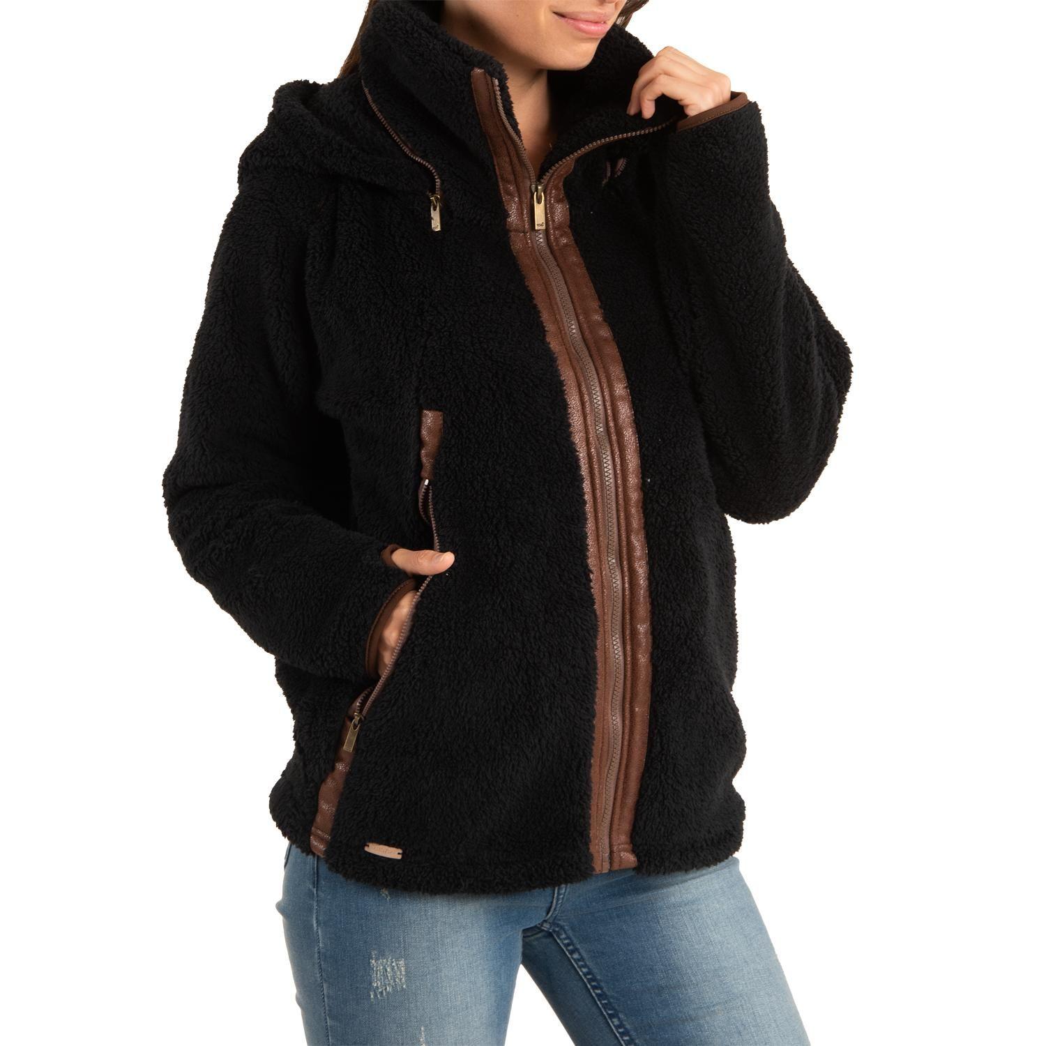 Polar Mujer Bear Negro-0