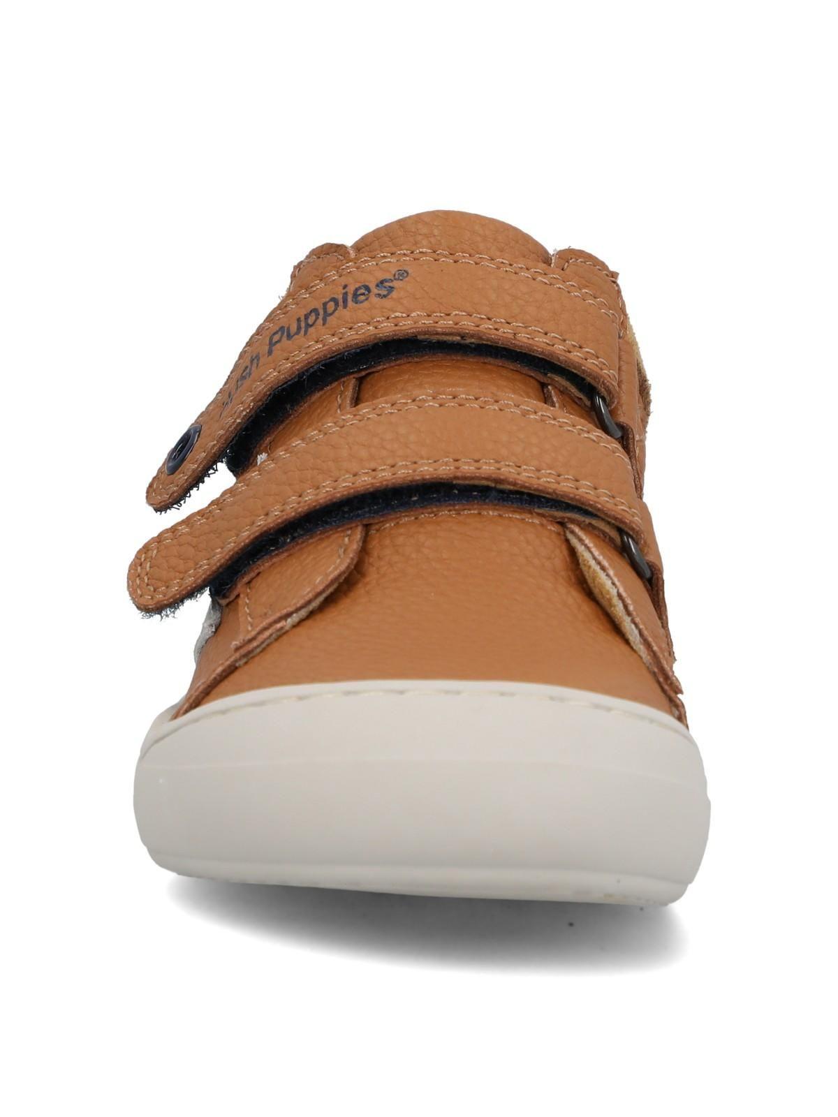 Zapatilla Cuero Niño Cau Café-3