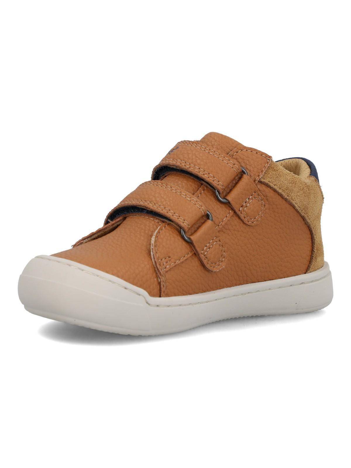 Zapatilla Cuero Niño Cau Café-5