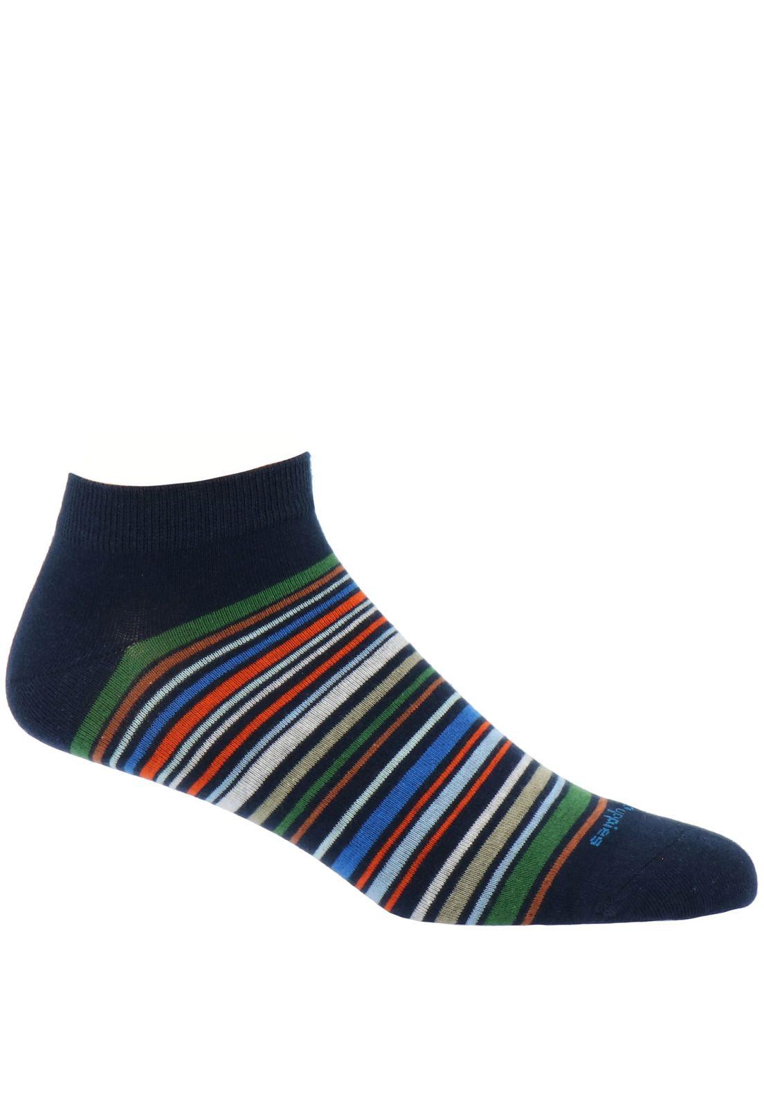 Calcetín Algodón Beetl Azul Marino Hombre-0