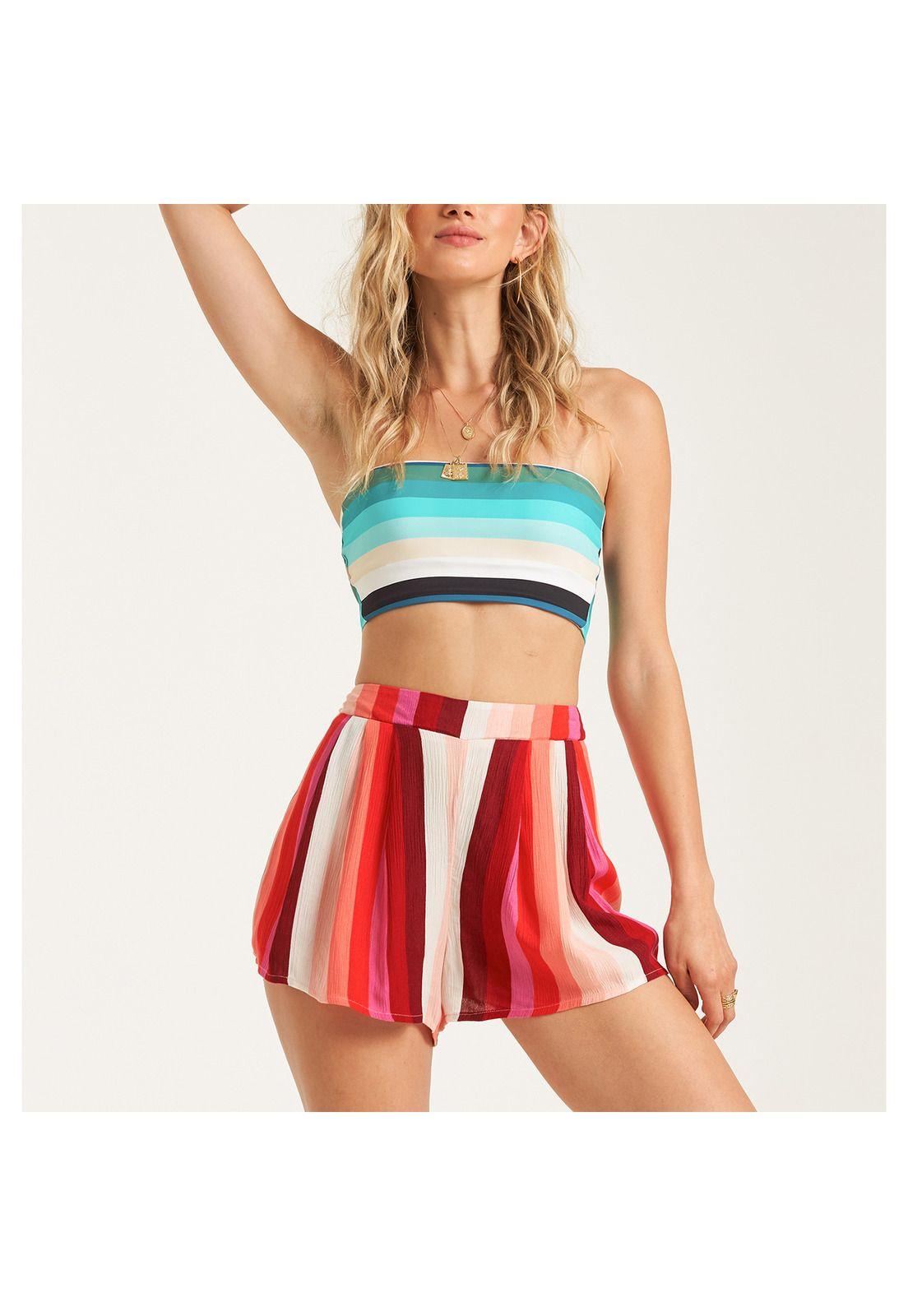 Short  La Jupe Rojo Mujer-0