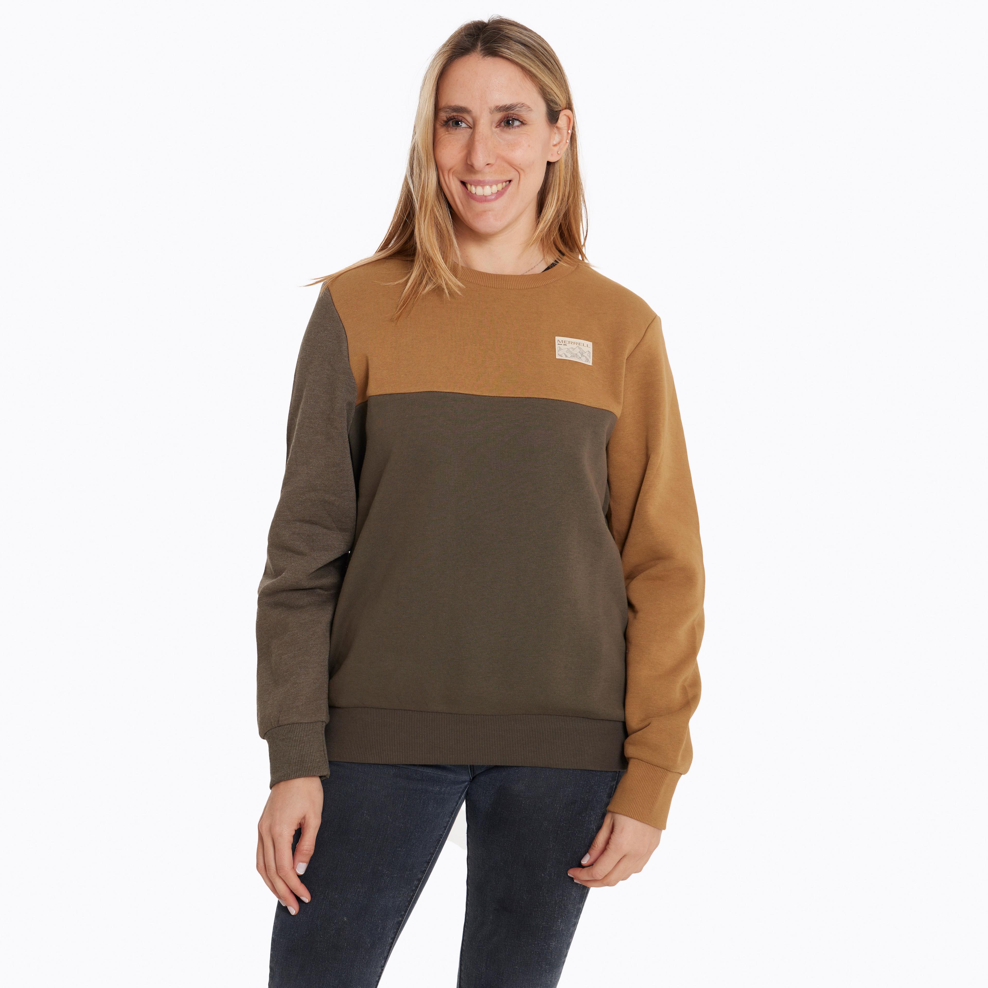 Polerón Mujer Smith Sweatshirt Mostaza-0