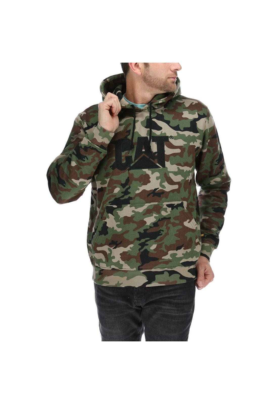 Poleron Hombre Trademark Hooded Sweatshirt Verde-0