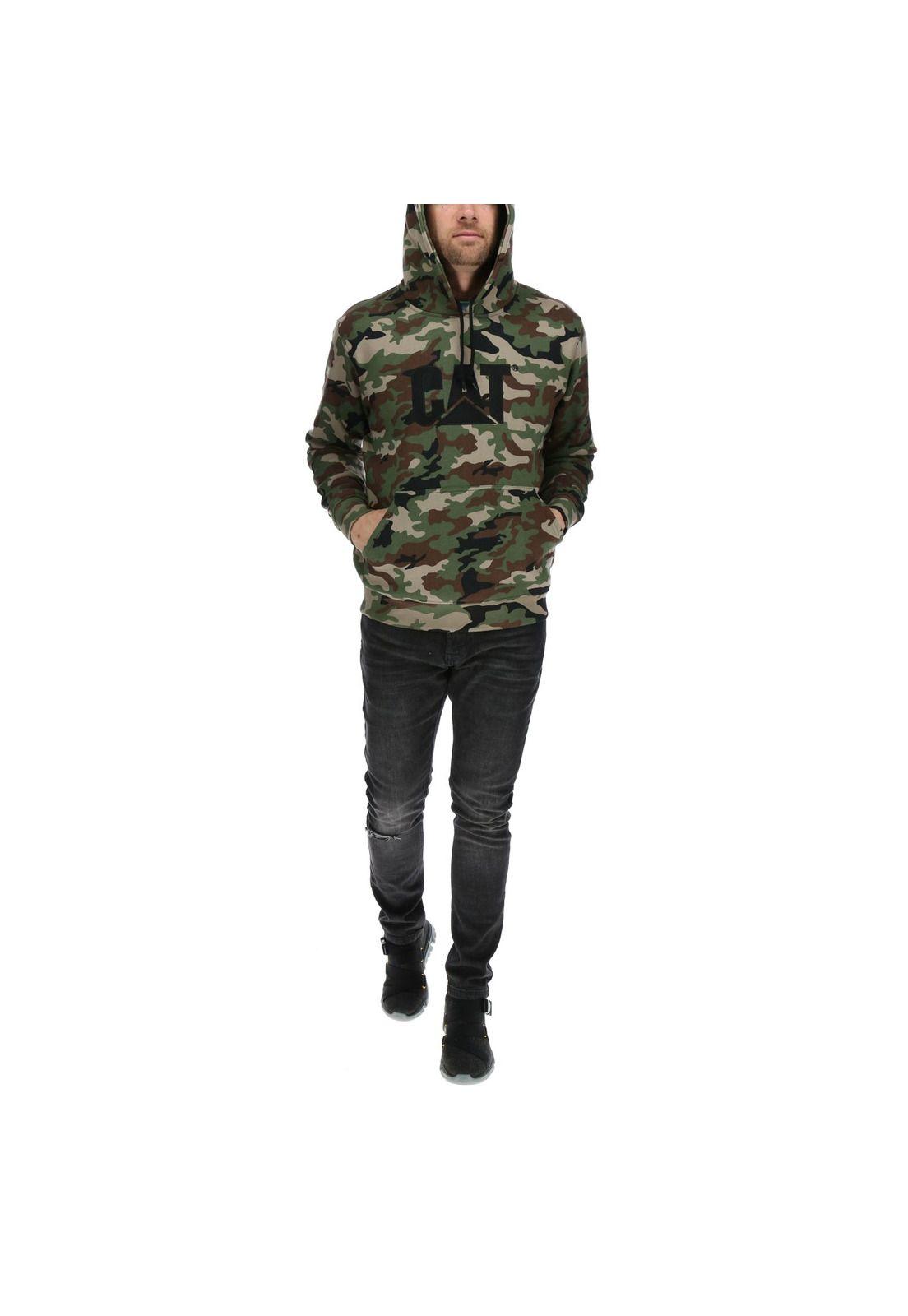 Poleron Hombre Trademark Hooded Sweatshirt Verde-4