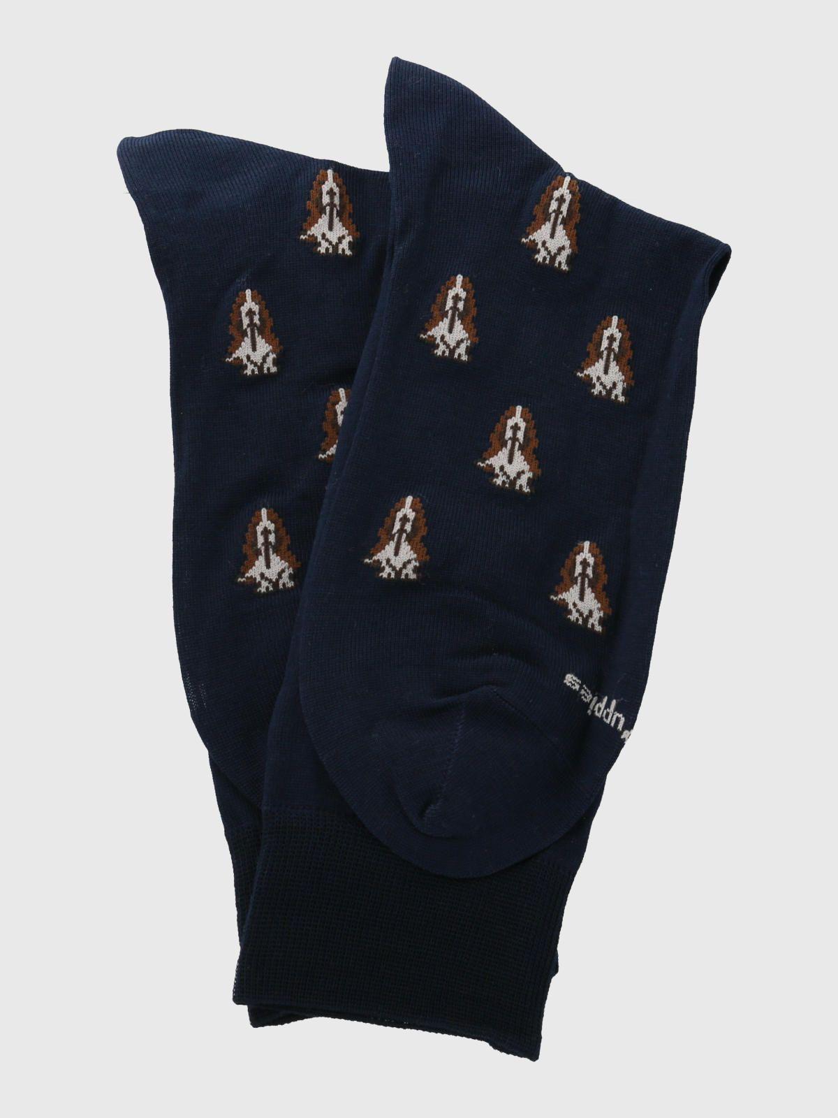 Calcetín Algodón Hombre D Dogs Azul-2