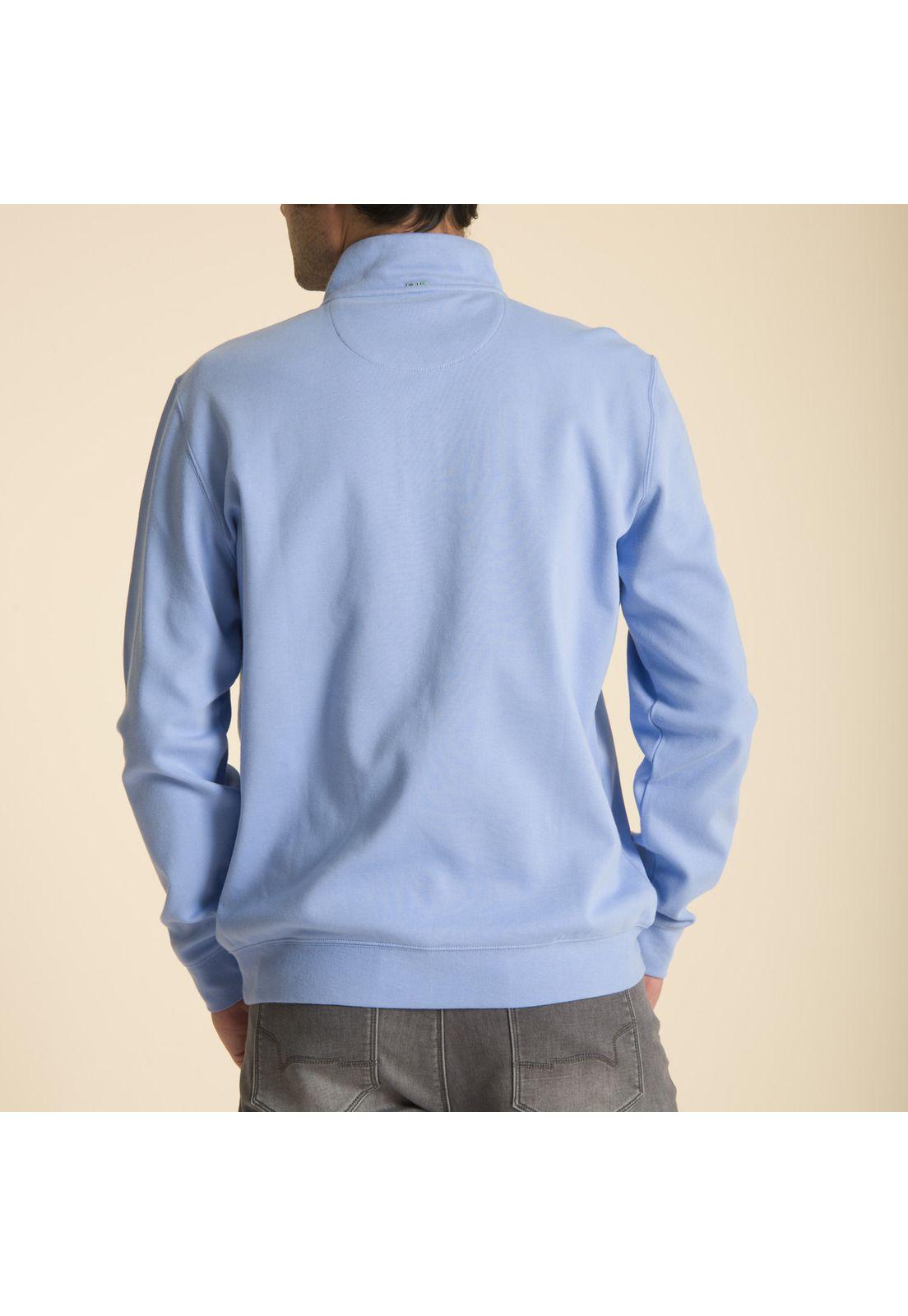 Hoodie Bicolor Celeste-2