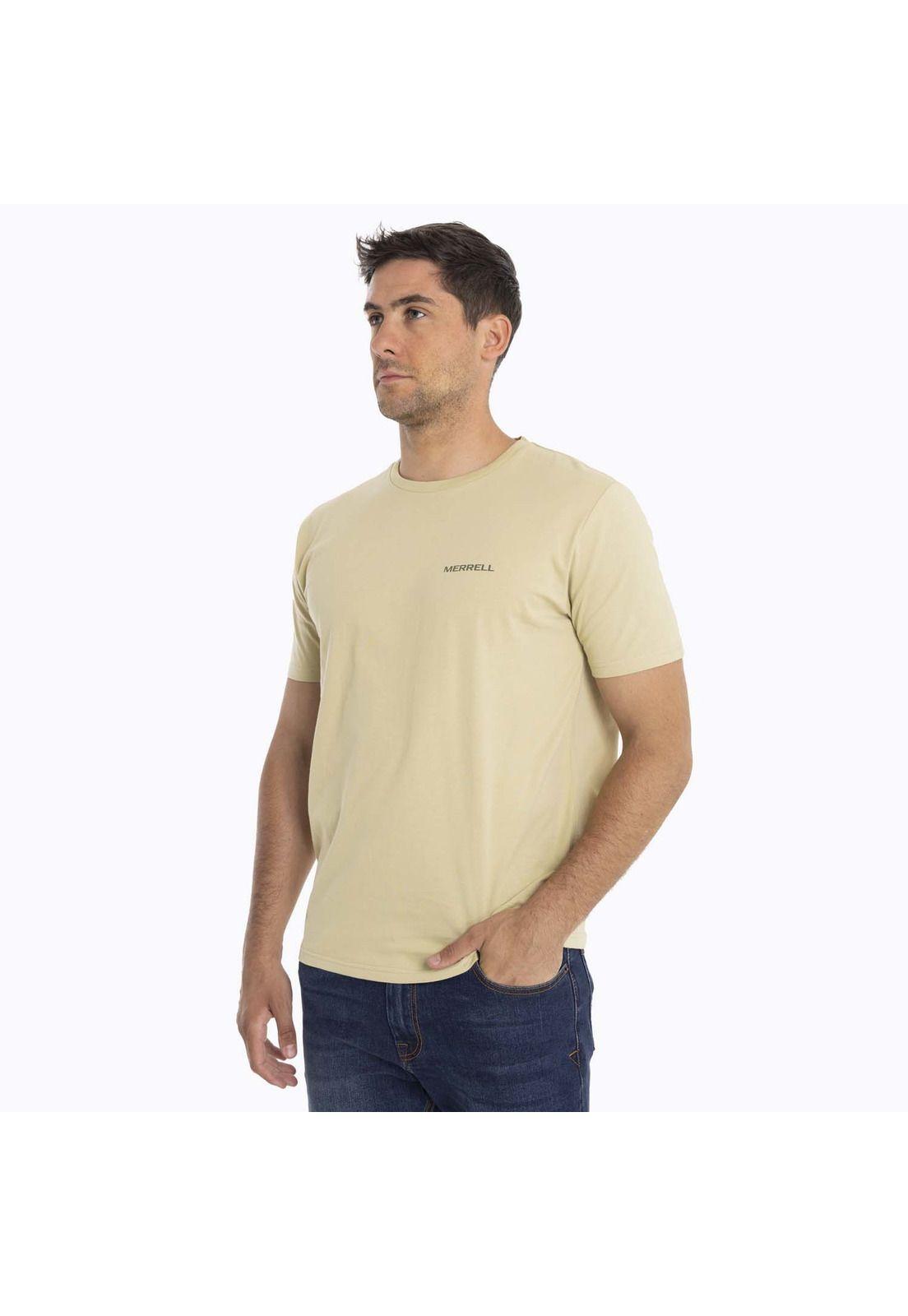 Polera Hombre Nuts Café oscuro Merrell-3